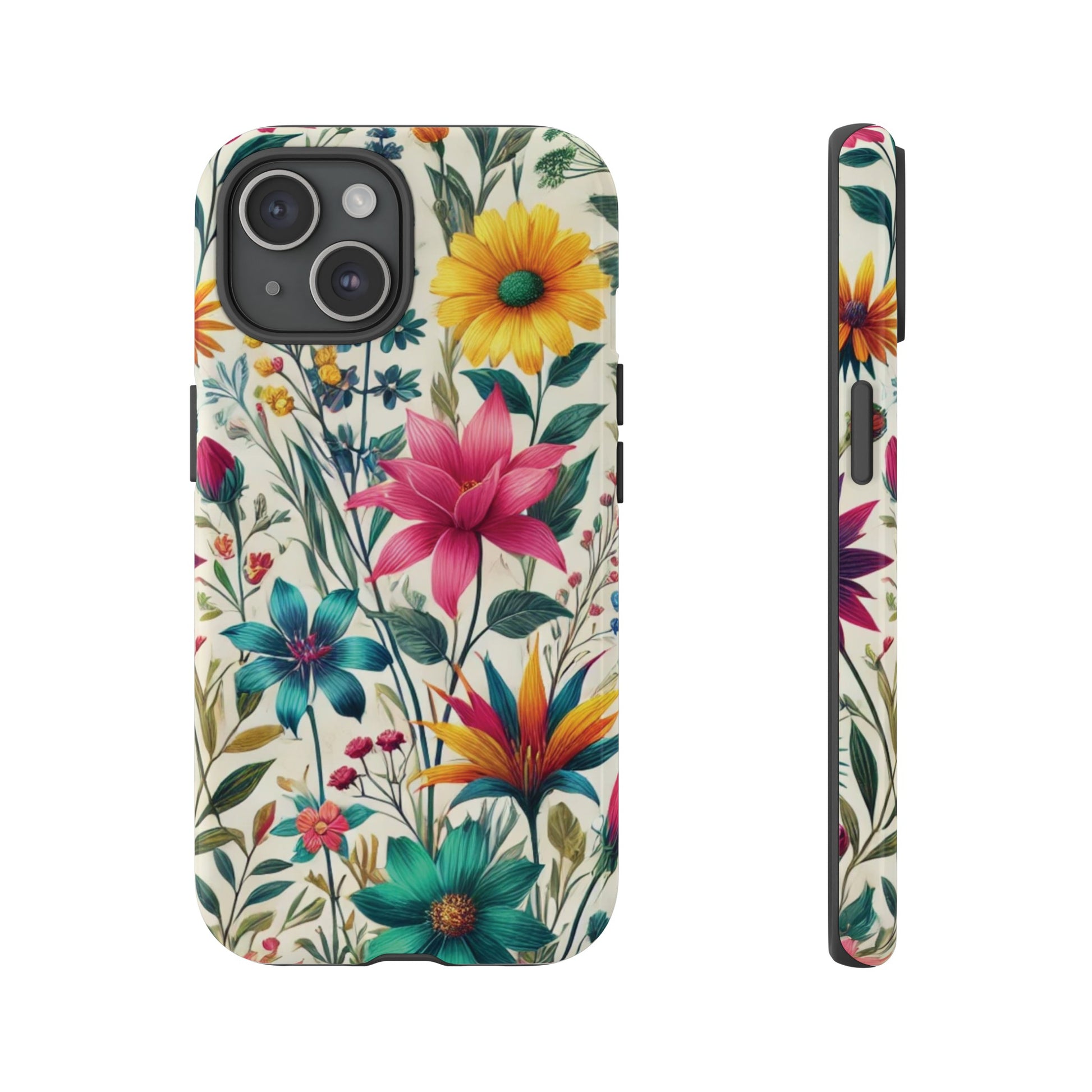 Wildflowers Boho Chic Design Phone Case - Stylish, Protective Cover for All Models Gift for Mom Accessory Gift for Her
