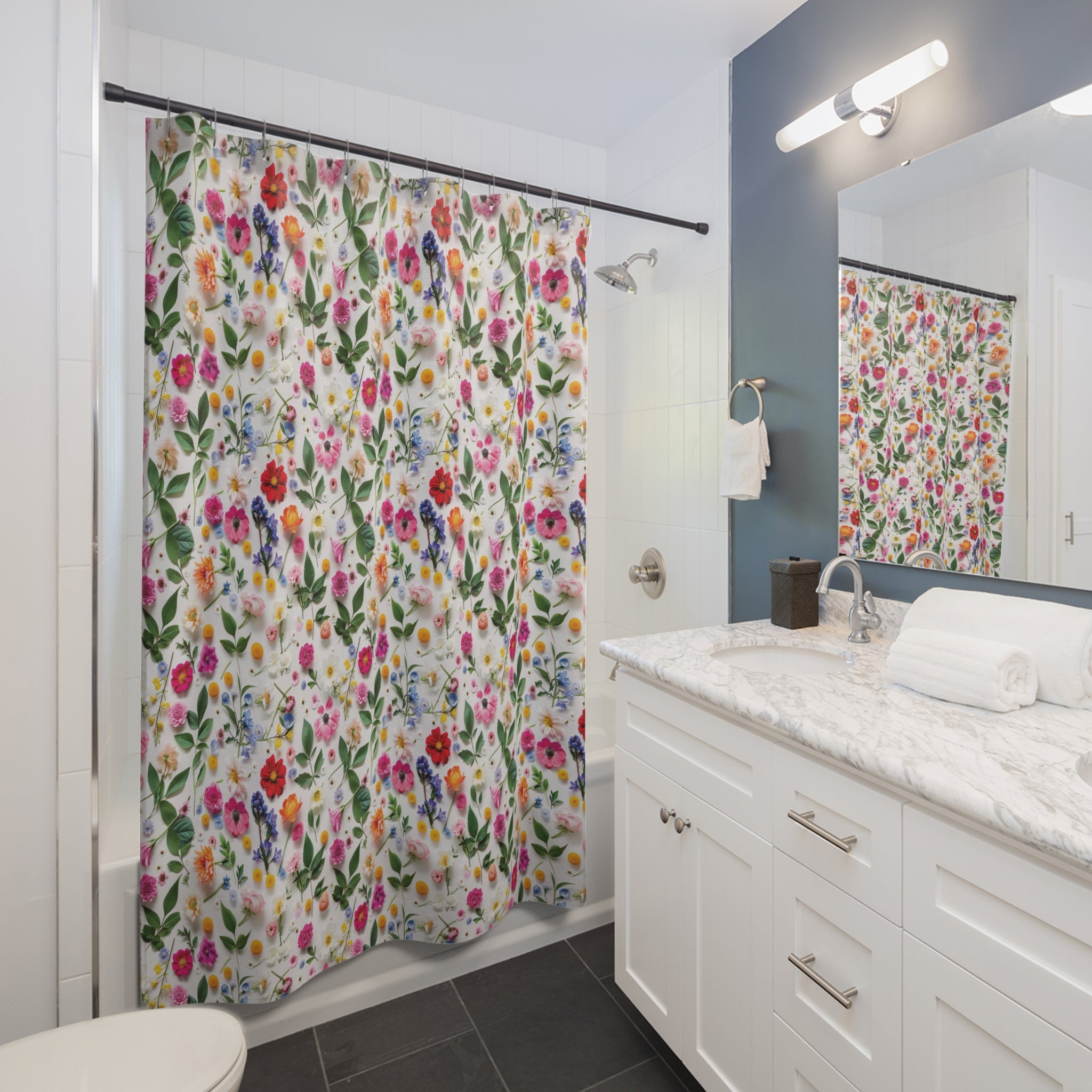Rideaux de douche Wildflowers Housewarming Rafraîchissez votre salle de bain avec nos couleurs et notre style éclatants. Transformez votre espace et magasinez maintenant pour une amélioration vibrante !