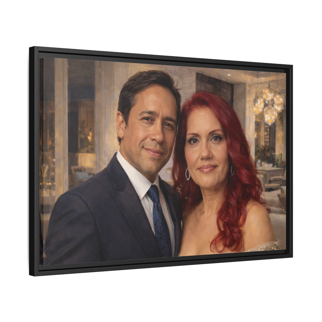 Custom Oil Painting Illusion Canvas – Luxury Portrait Art
