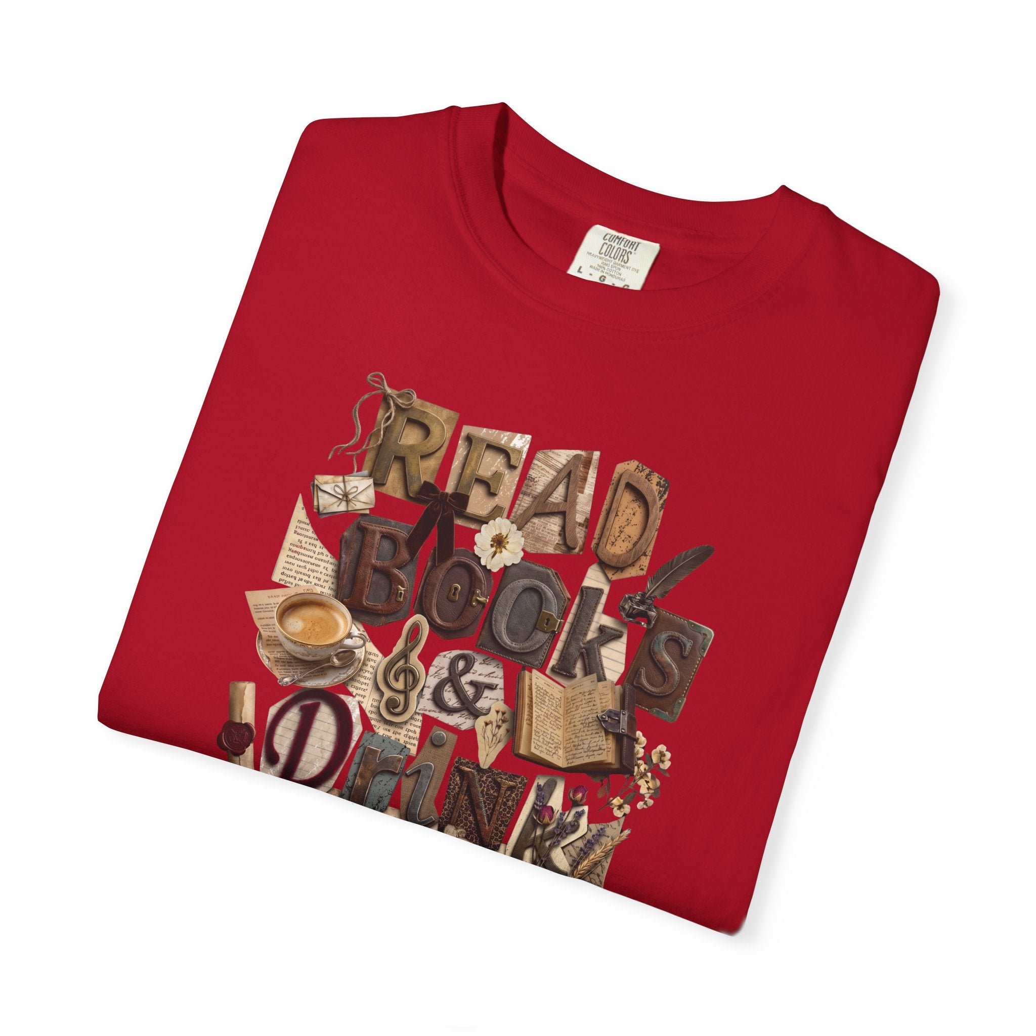 Read Books Drink Coffee T-Shirt | Book Lover Shirt | Coffee Lover Gift | Reader Tee | Bibliophile Shirt | Cozy Reading Aesthetic
