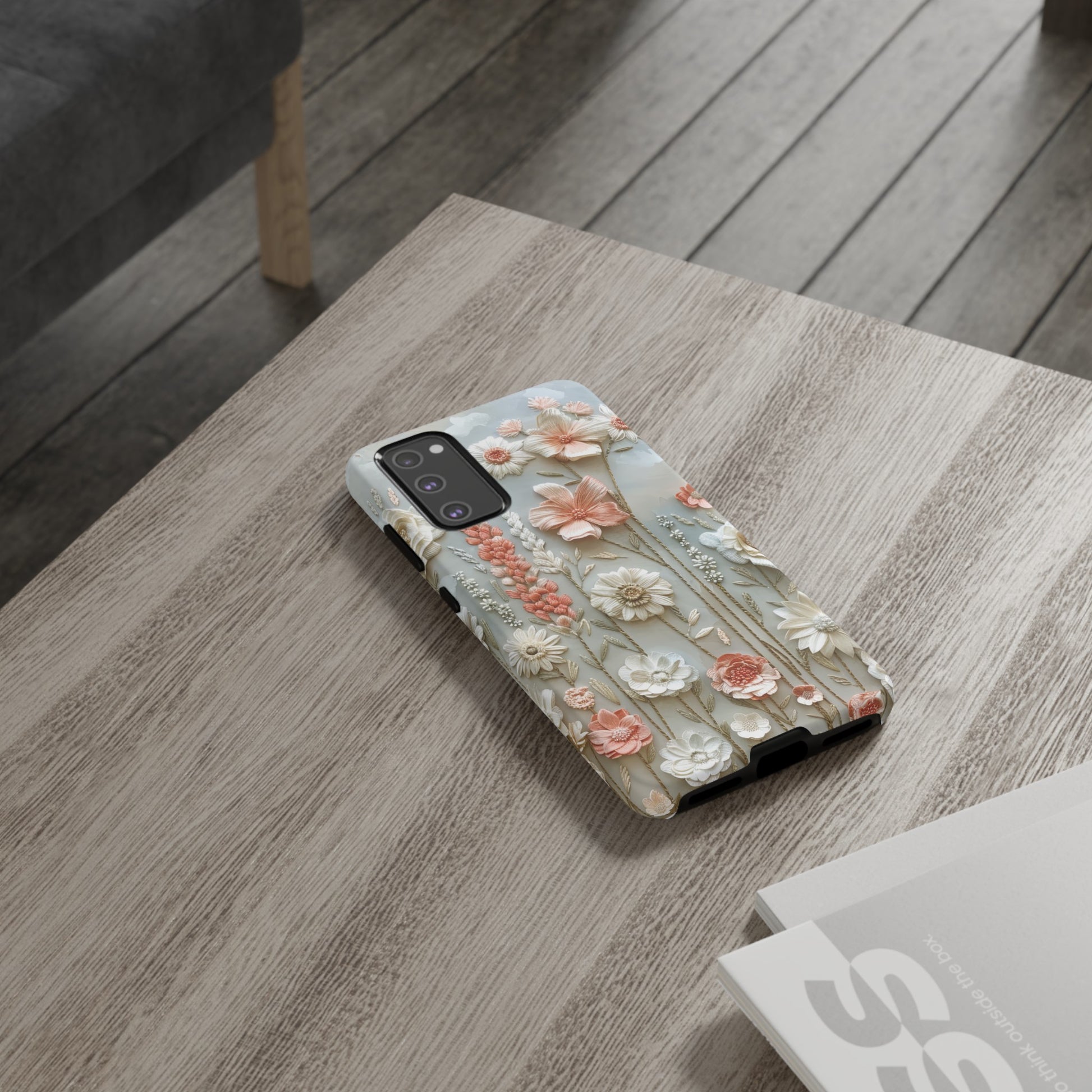 Pastel Wildflowers Protective Phone Case Gift for Her Phone 15, Samsung iPhone Samsung Gift for Her Case iPhone 15, Samsung iPhone Samsung Accessory Gift for Her