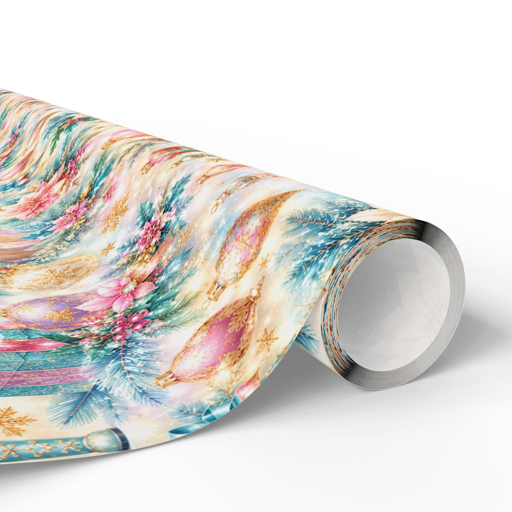 Luxury Nutcracker Christmas Wrapping Paper | Pastel Pink & Blue Holiday Gift Wrap | Elegant Winter Gift Wrap | Premium Christmas Paper