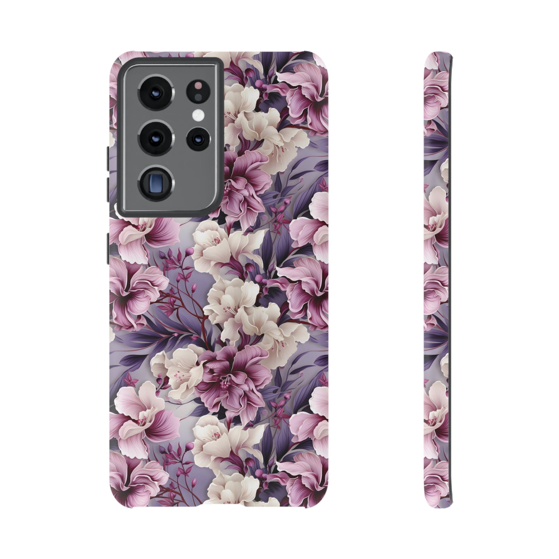 Lavender Flowers Protective Phone Case Gift for Her Phone 15, Samsung iPhone Samsung Gift for Her Case iPhone 15, Samsung