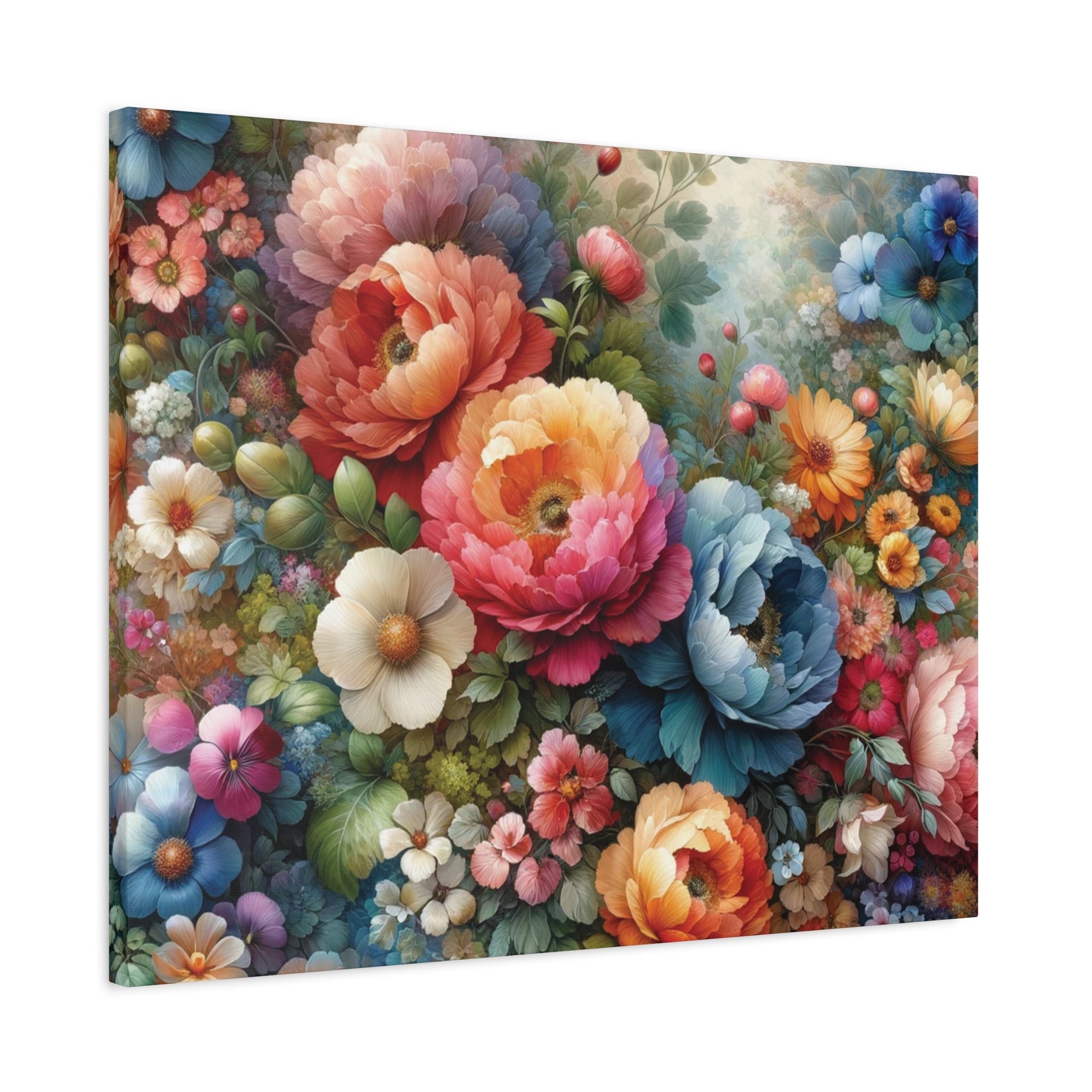 Timeless Floral Elegance High-Quality Matte Canvas Art, Ready to Hang Perfect for Home Decor, Mother's Day, Birthday Gift, Housewarming New House Decor.