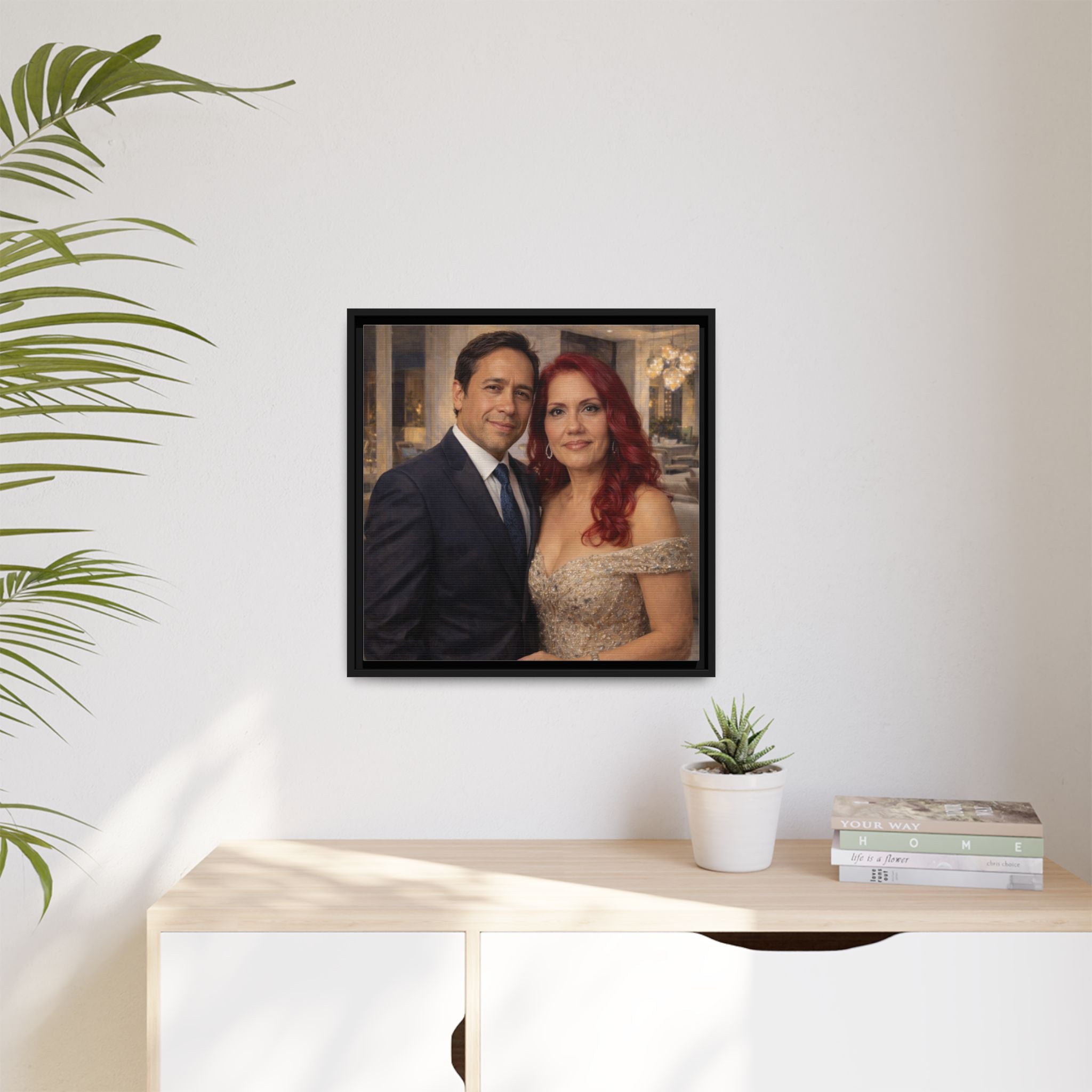 Custom Oil Painting Illusion Canvas – Luxury Portrait Art