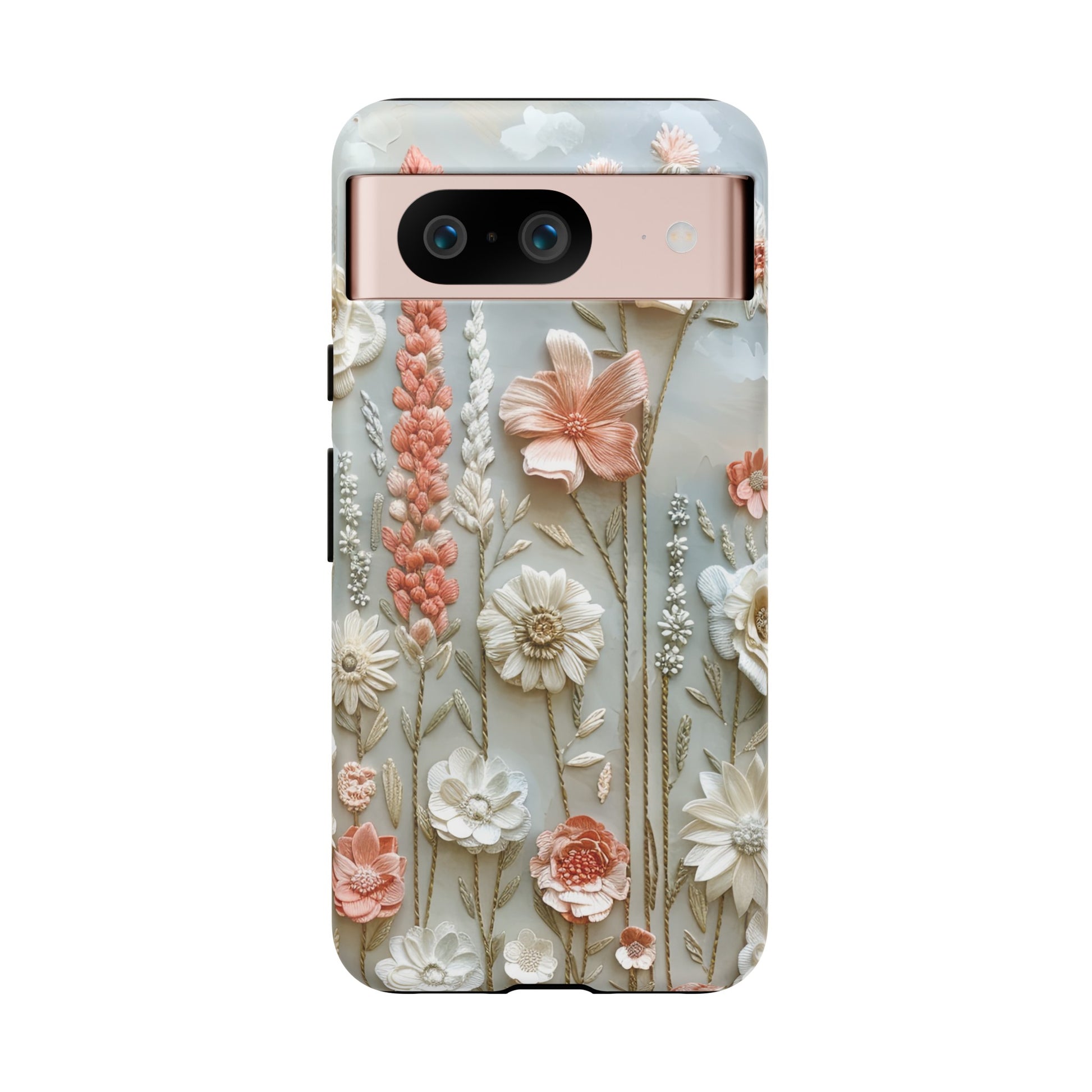 Pastel Wildflowers Protective Phone Case Gift for Her Phone 15, Samsung iPhone Samsung Gift for Her Case iPhone 15, Samsung iPhone Samsung Accessory Gift for Her