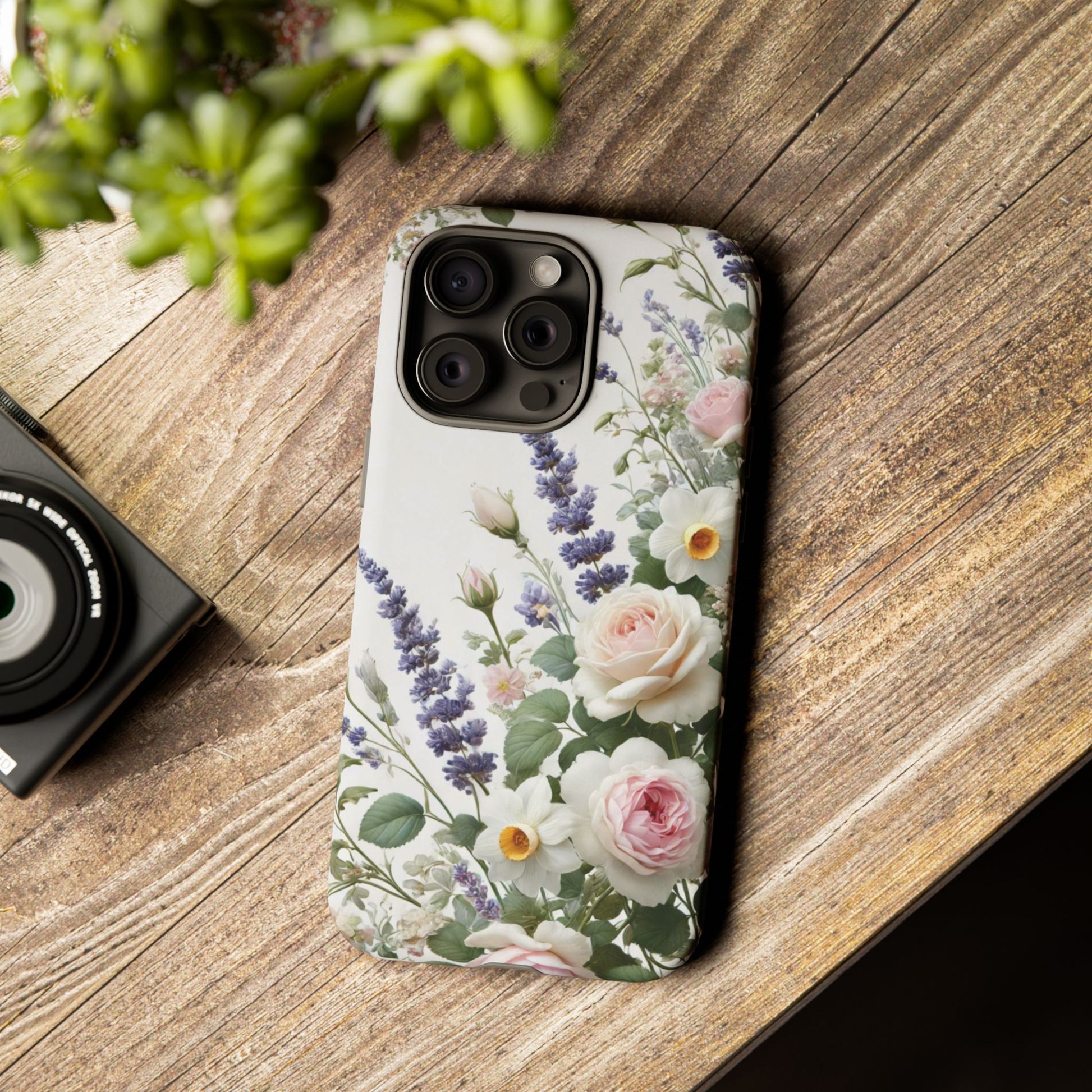 Boho Floral Fall Phone Case for iPhone 17,16  21 23 Samsung, and Pixel | Stylish Protective Cover Gift for Her Perfect for Floral Lover