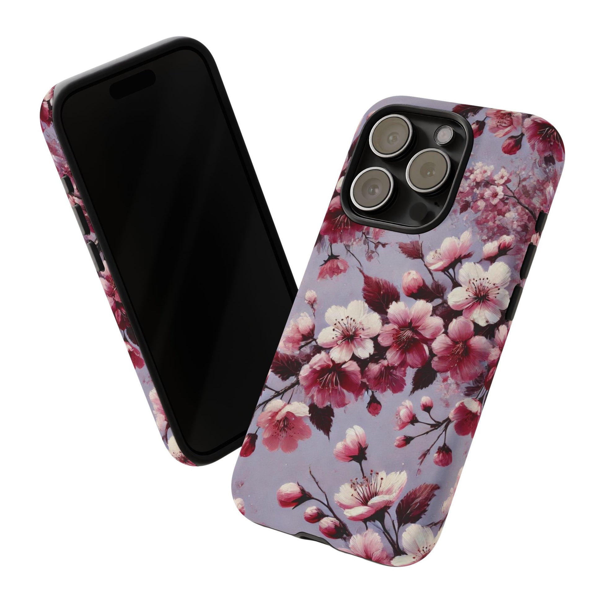 Lavender Floral Fall Phone Case for iPhone 16 pro15 14 13 12  21 23 Samsung, and Pixel | Stylish Protective Cover Gift for Her Perfect for Floral Lover