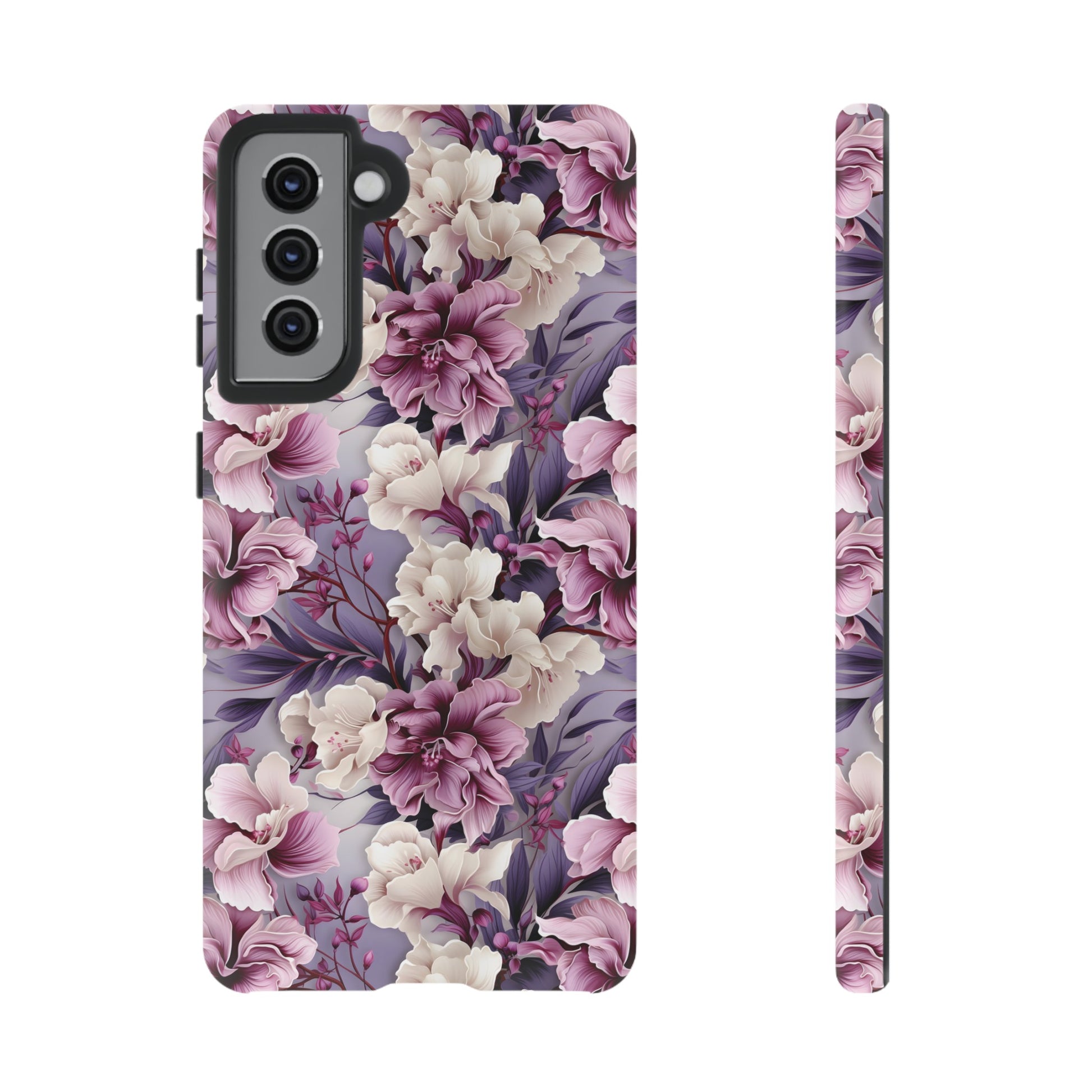 Lavender Flowers Protective Phone Case Gift for Her Phone 15, Samsung iPhone Samsung Gift for Her Case iPhone 15, Samsung