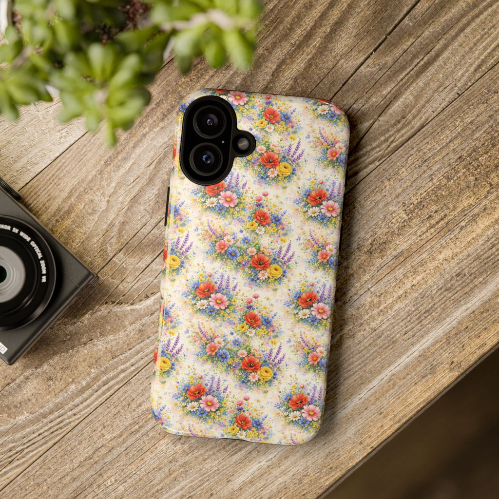 Watercolor Wildflowers Phone Case — Tough Cases