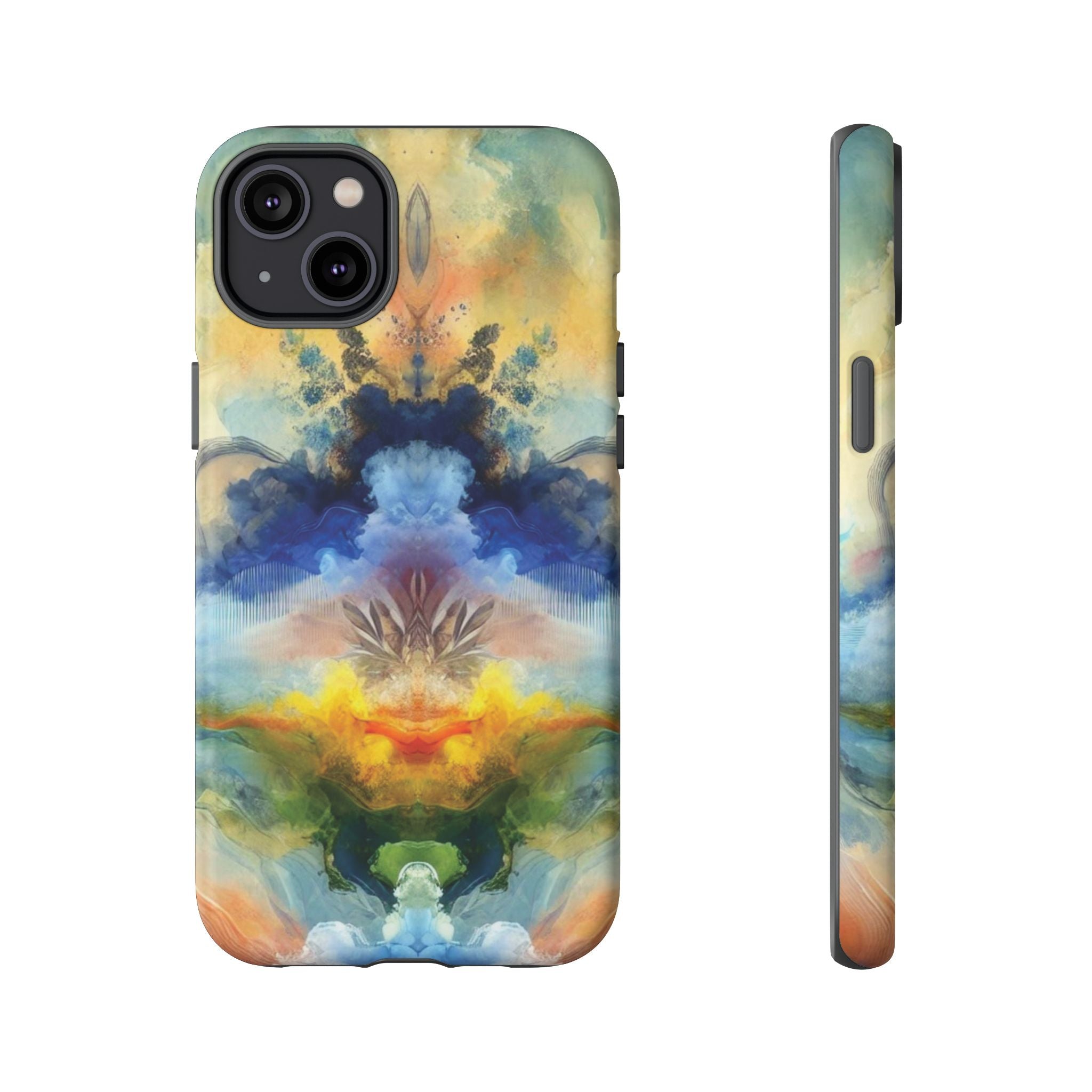 Modern Watercolor Abstract Phone Case Compatible with iPhone, Samsung & More - Stylish, Durable Protection with Vibrant Artistic Design Perfect Gift for Her