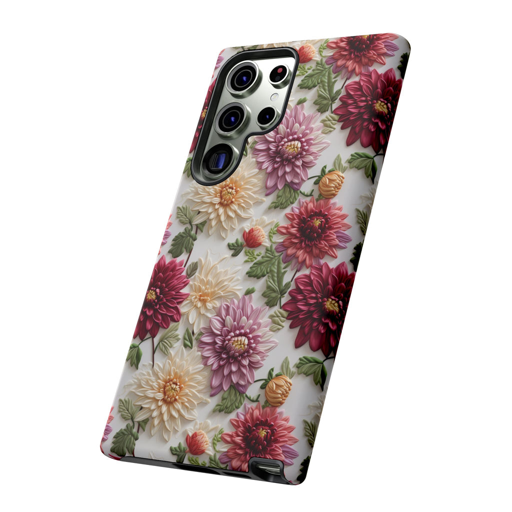 Floral Fall Phone Case for iPhone 16 pro15 14 13 12  21 23 Samsung, and Pixel | Stylish Protective Cover Gift for Her Perfect for Floral Lover