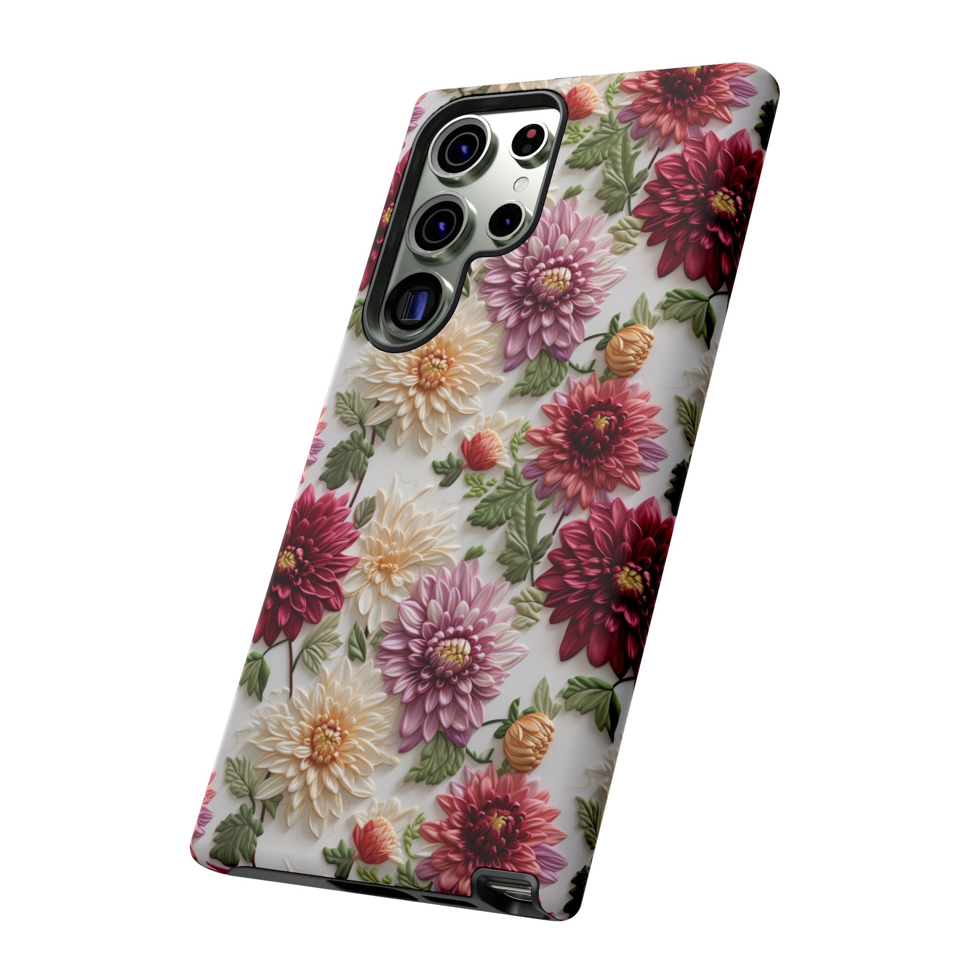 Floral Fall Phone Case for iPhone 16 pro15 14 13 12  21 23 Samsung, and Pixel | Stylish Protective Cover Gift for Her Perfect for Floral Lover