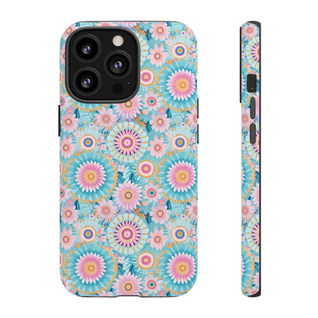 Boho Modern Watercolor Abstract Phone Case Compatible with iPhone, Samsung & More - Stylish, Durable Protection with Vibrant Artistic Design Perfect Gift for Her