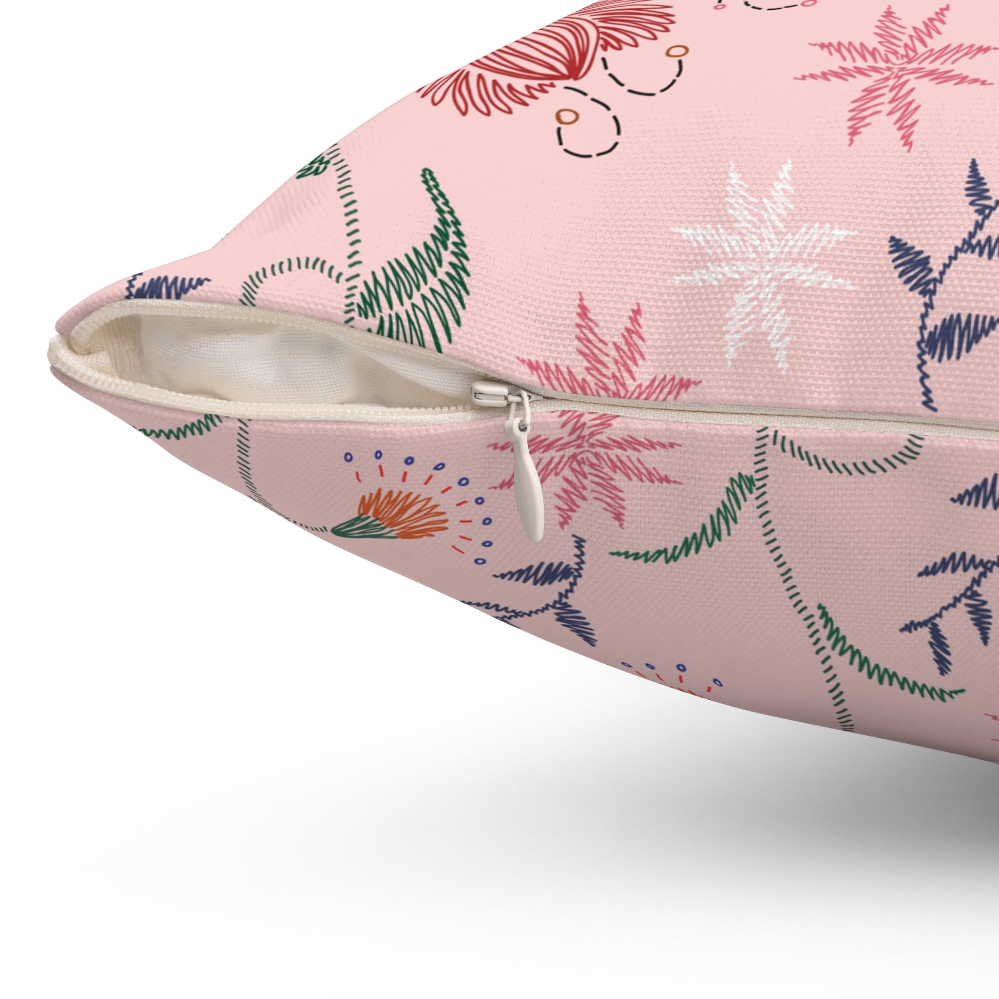 Bohemian Wildflower Garden Decorative Pillow Add a Touch of Floral Elegance to Your Space Bedroom Pillow Gift for Mom, Comfort for Bedroom or Housewarming Gift New House, Bridal Shower Gift - MRSBYVALLE