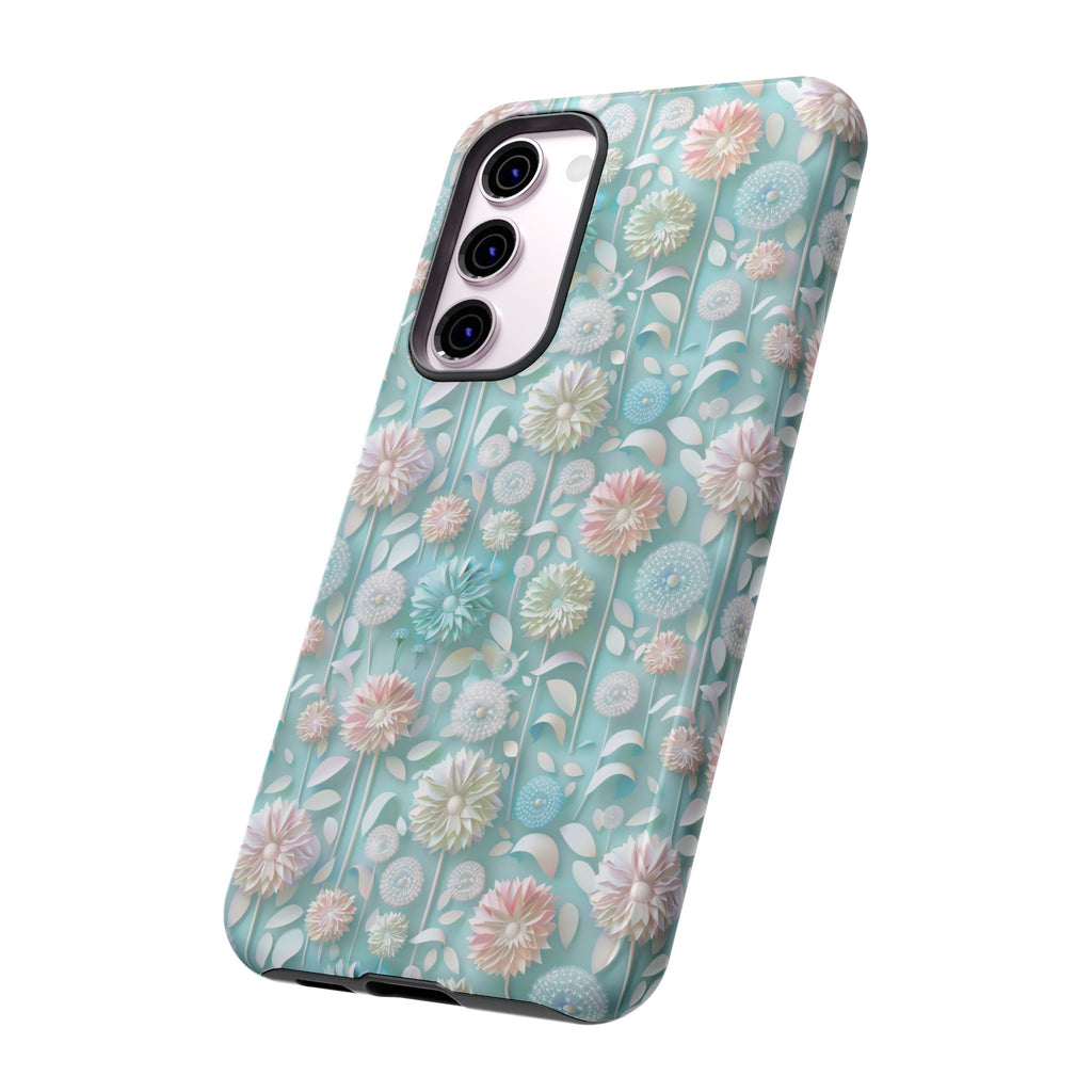 Pastel Floral Phone Case for iPhone & Samsung | Elegant and Slim Design with Shockproof Protection | Durable, Scratch-Resistant, and Lightweight | Stylish Accessory