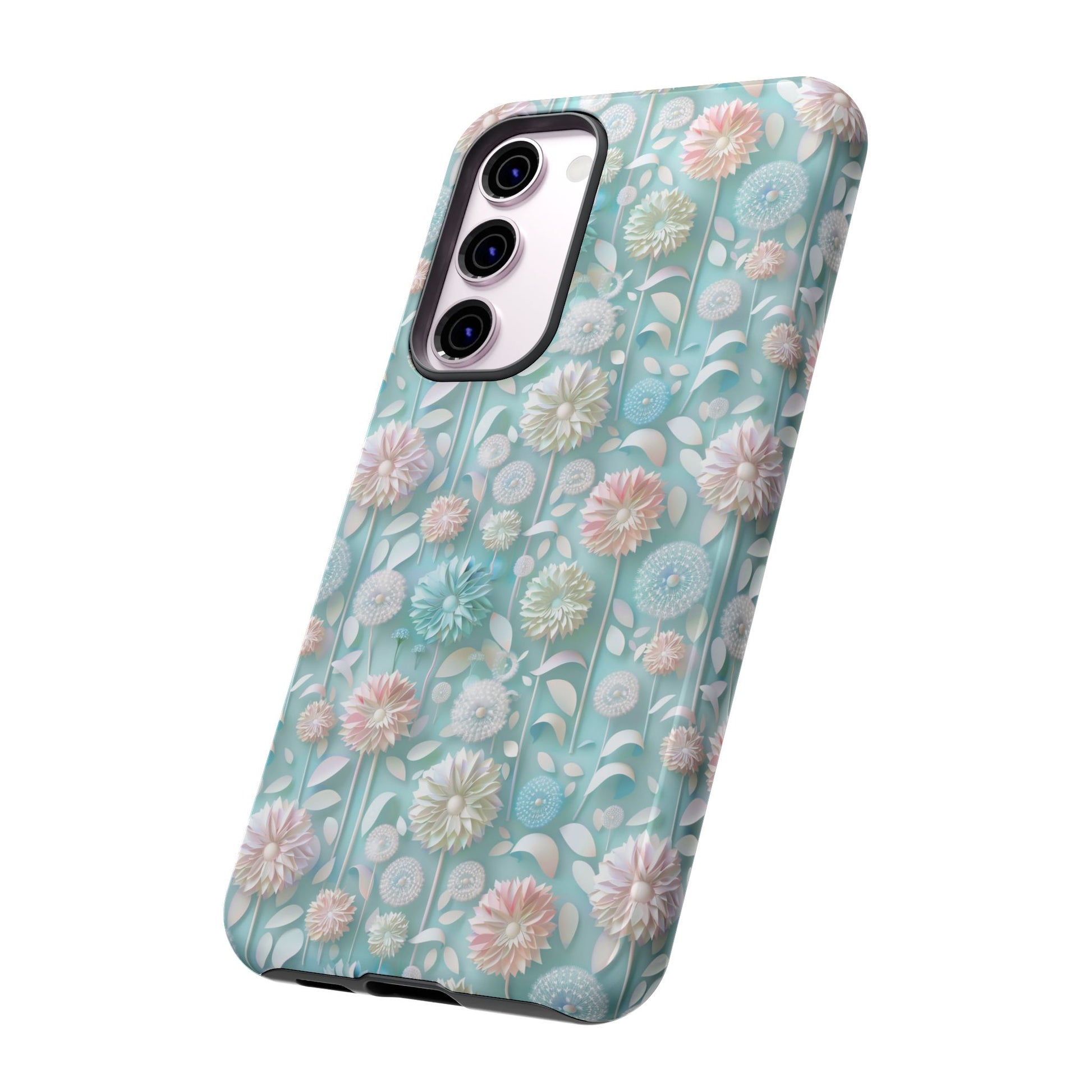 Pastel Floral Phone Case for iPhone & Samsung | Elegant and Slim Design with Shockproof Protection | Durable, Scratch-Resistant, and Lightweight | Stylish Accessory
