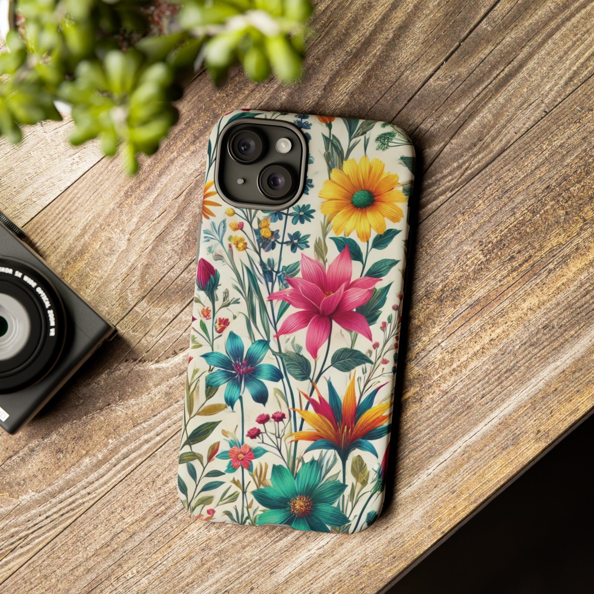 Wildflowers Boho Chic Design Phone Case - Stylish, Protective Cover for All Models Gift for Mom Accessory Gift for Her
