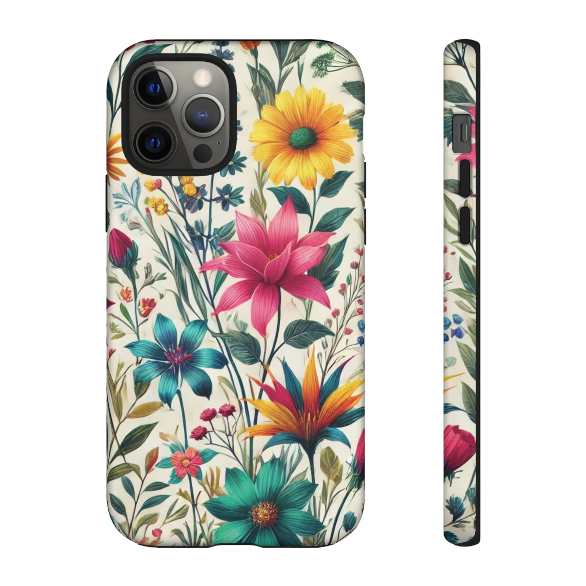Wildflowers Boho Chic Design Phone Case - Stylish, Protective Cover for All Models Gift for Mom Accessory Gift for Her