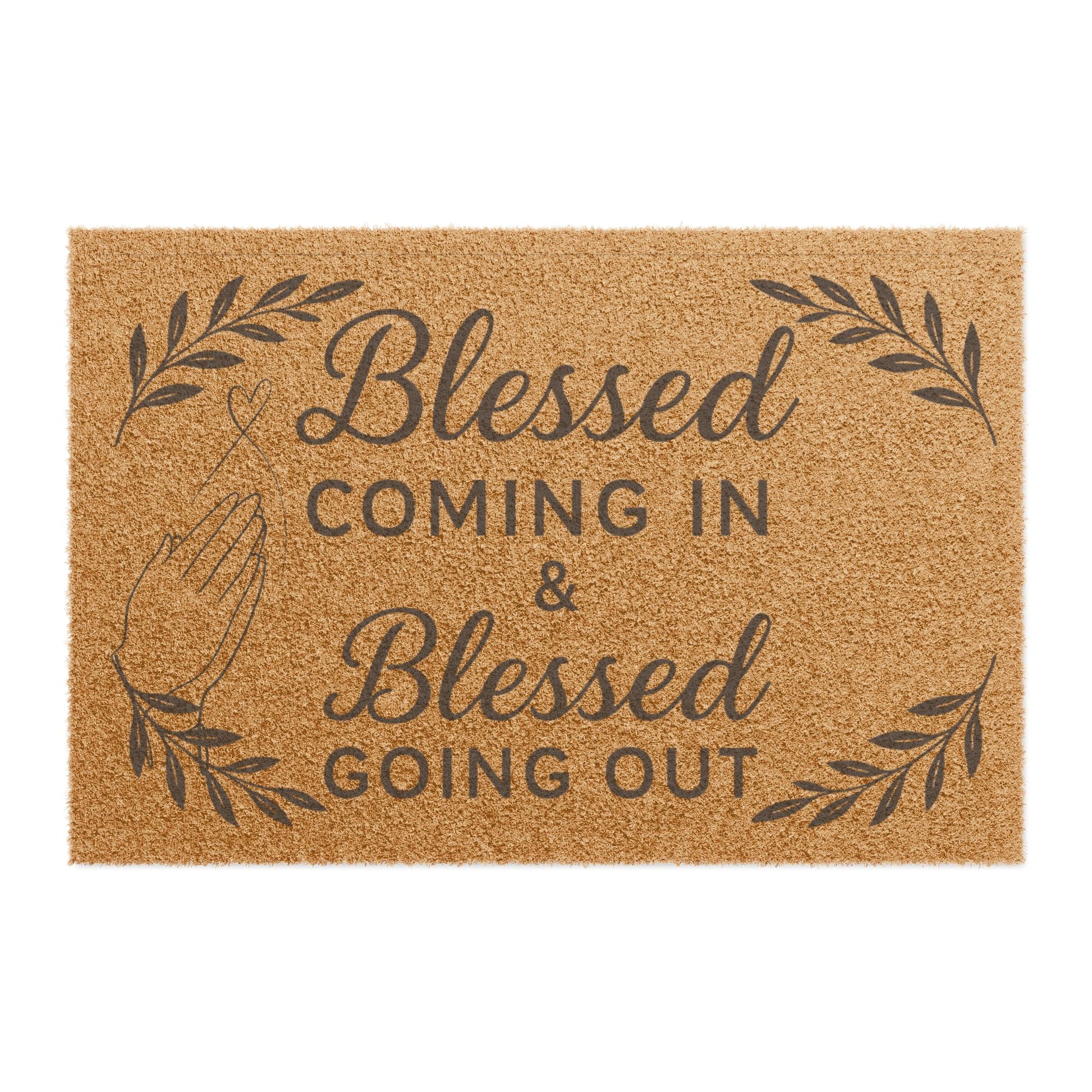 Inspirational Blessed Doormat – Perfect for Entryway Decor