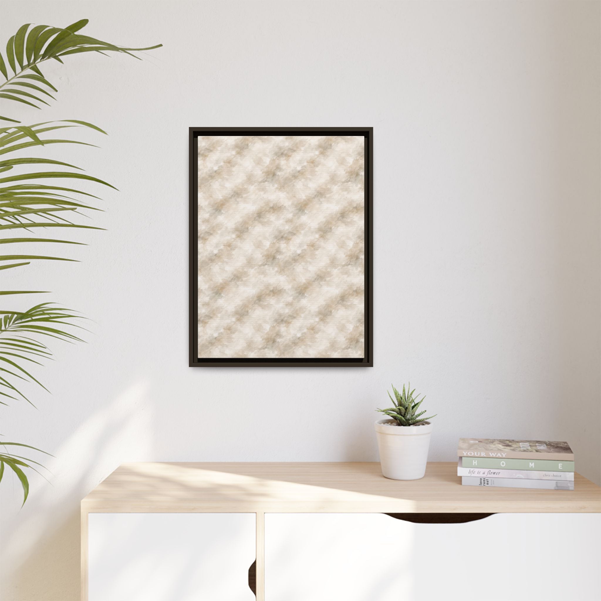Framed Matte Canvas — Atelier Collection Elegant Wall Art
