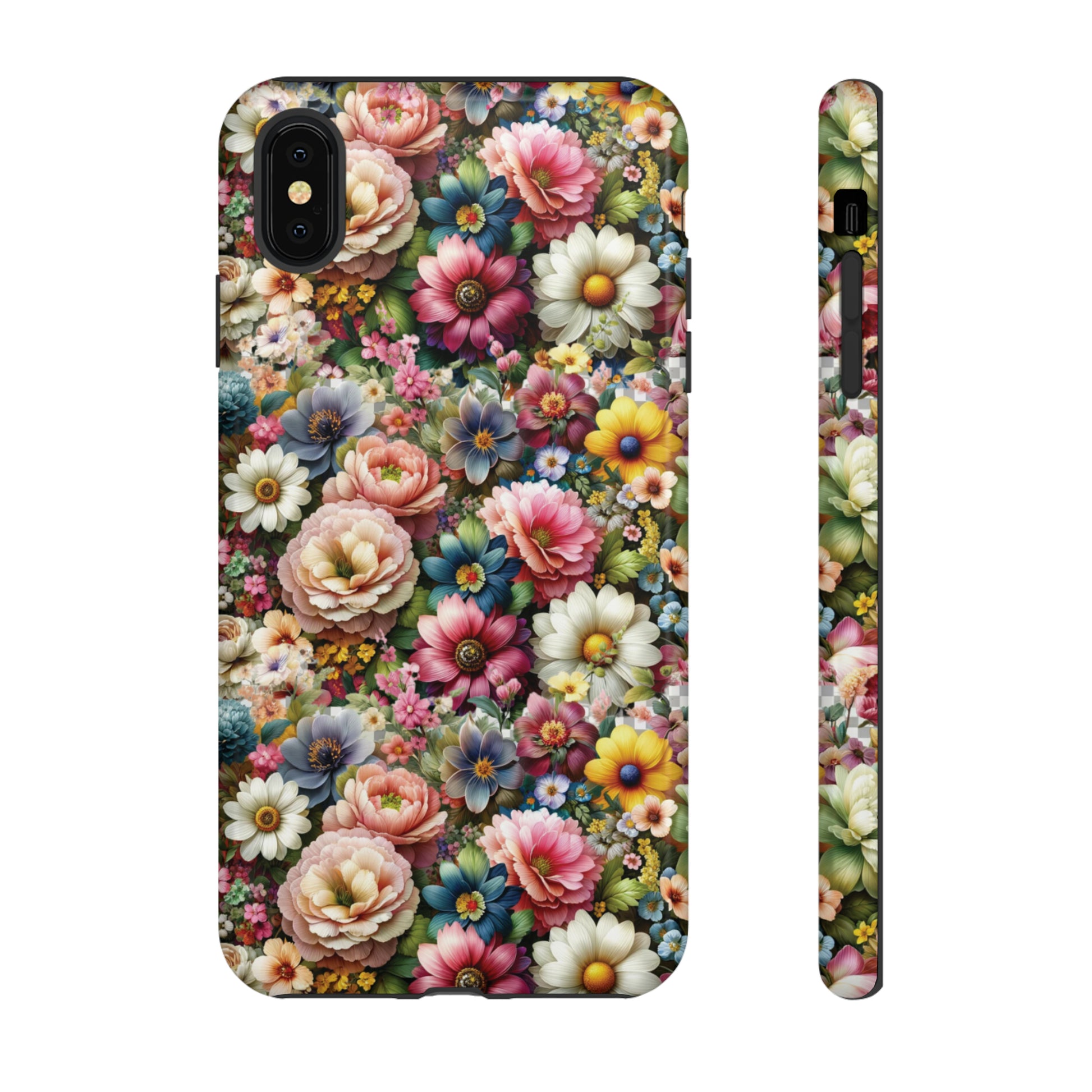 Floral Luxury Phone Tough Case Floral Elegant Durable Stylish for Modern Devices iPhone 15, Samsung iPhone Samsung Accessory Gift for Her.