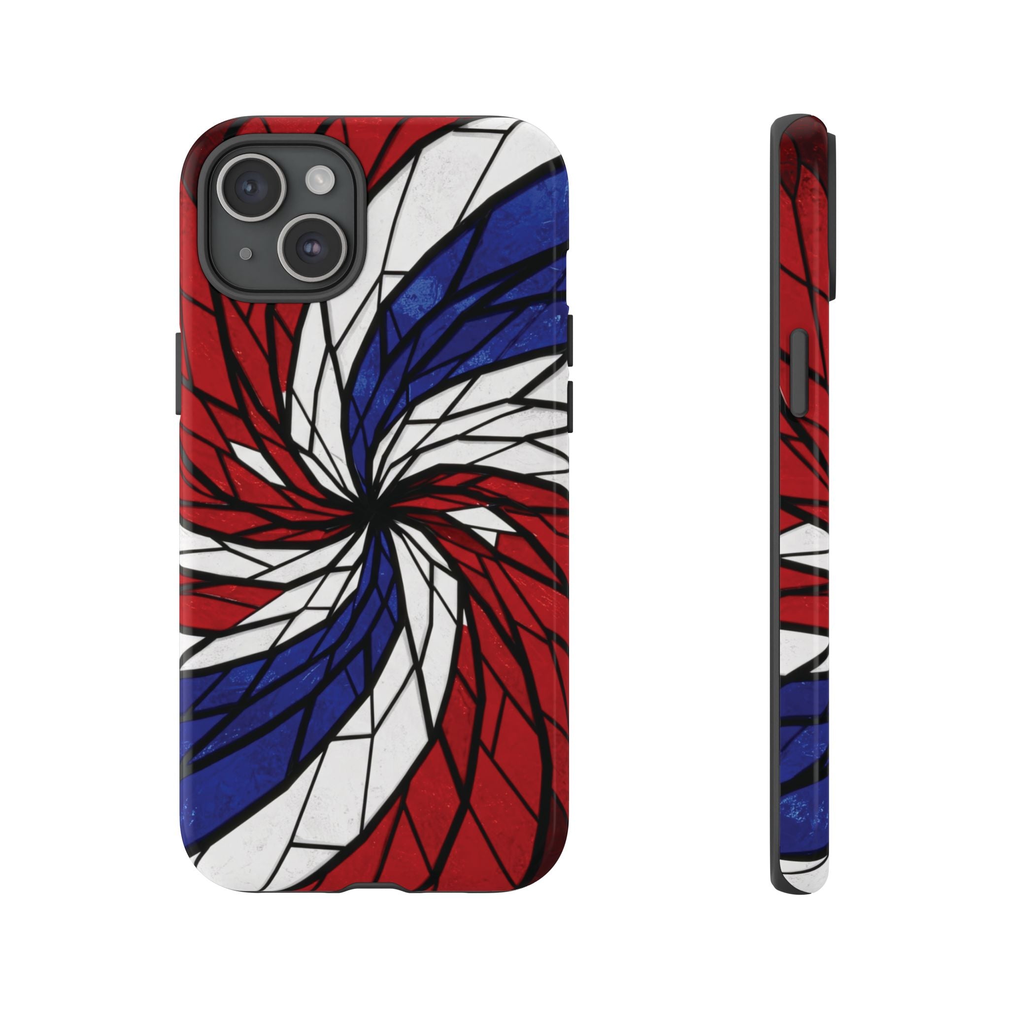 Patriotic Red White & Blue Phone Case – USA Flag Design, Independence Day Gift, Protective Cover for iPhone, Samsung, Pixel