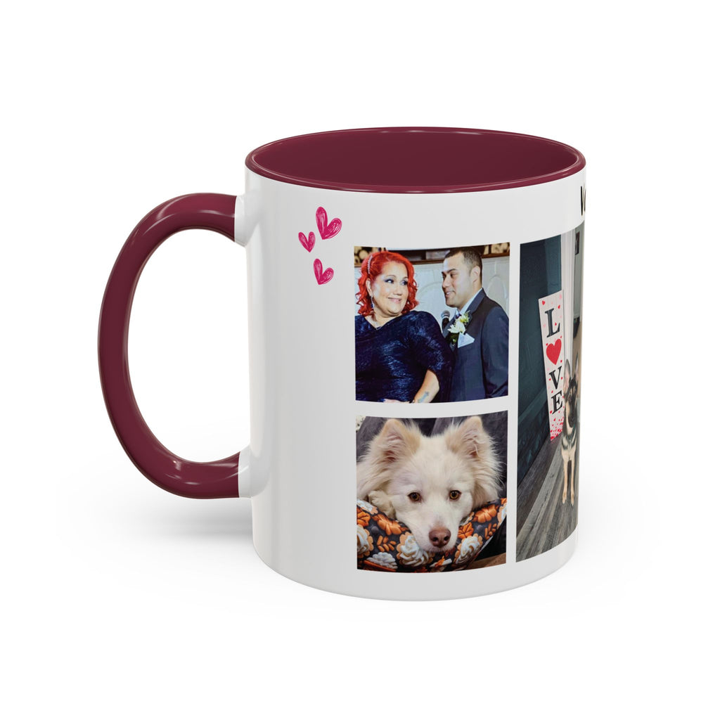 Personalized Photo Collage Coffee Mug, Custom Image Gift for Mom, Mother's Day Present, Colorful 15oz Cup, Birthday Mug, Custom Picture Mug Perfect Giift