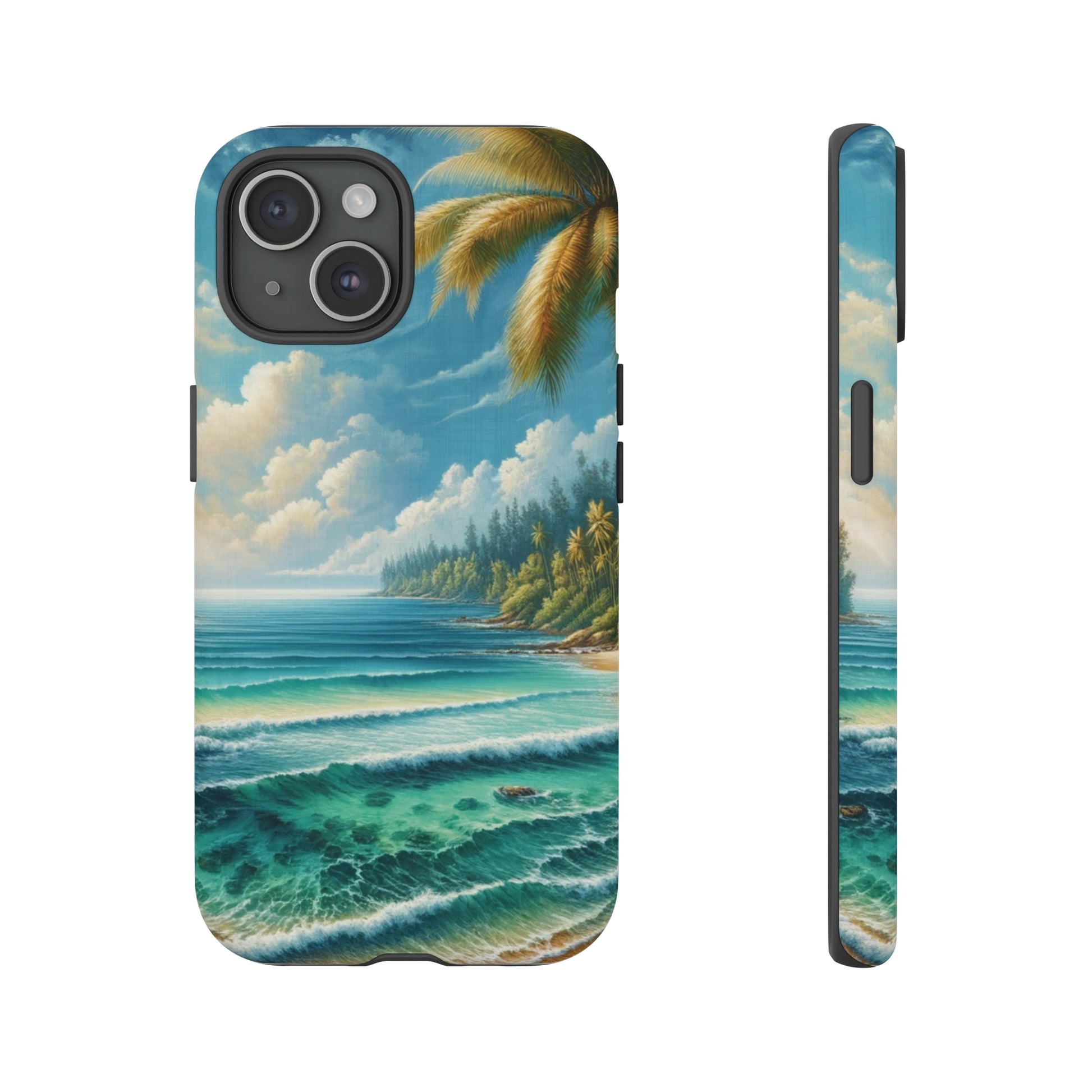 Coastal Serenity Ocean Beach View Protective Phone Case Gift for Her Phone 15, Samsung iPhone Samsung Gift for Her Case iPhone 15, Samsung iPhone Samsung Accessory Gift for Her.