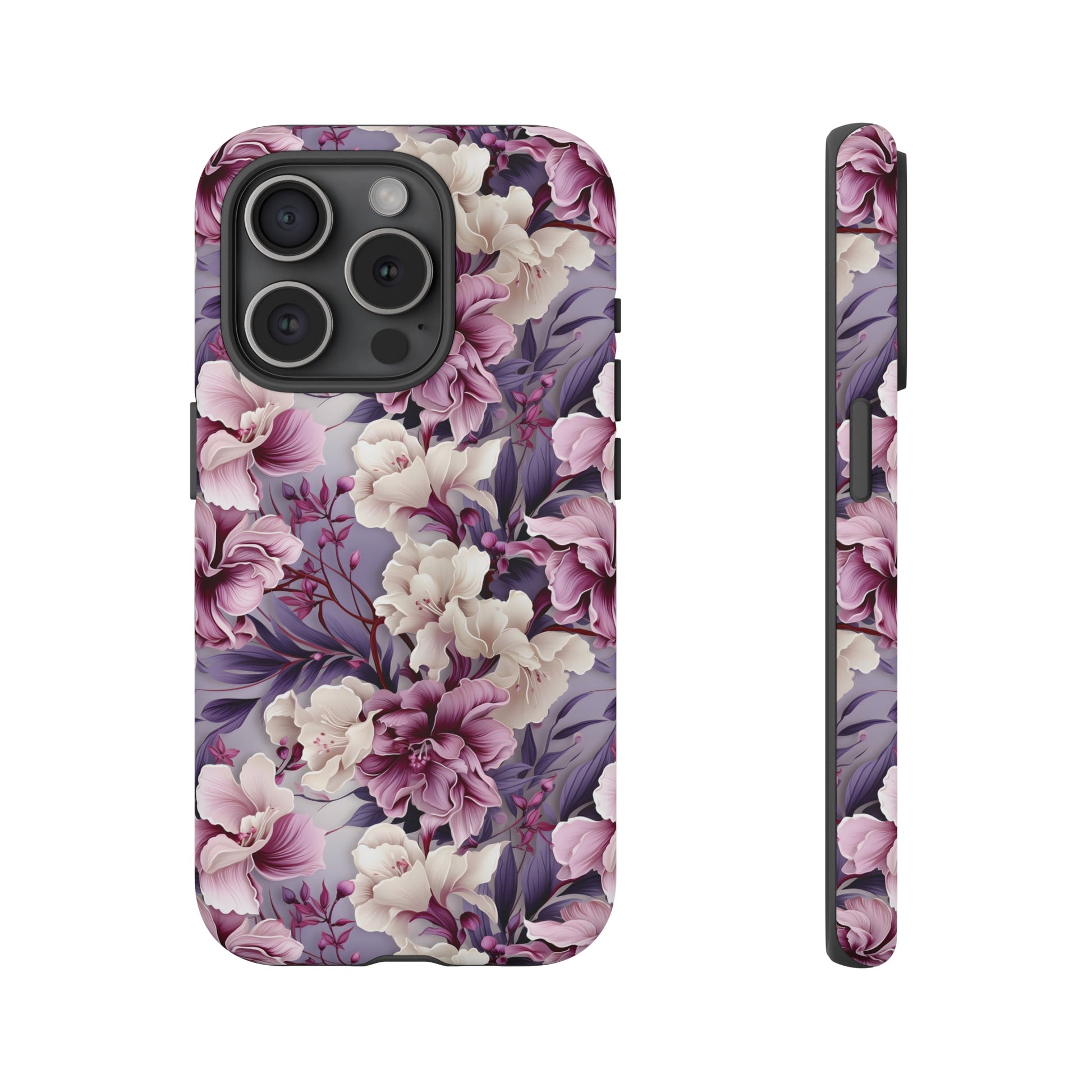 Lavender Flowers Protective Phone Case Gift for Her Phone 15, Samsung iPhone Samsung Gift for Her Case iPhone 15, Samsung