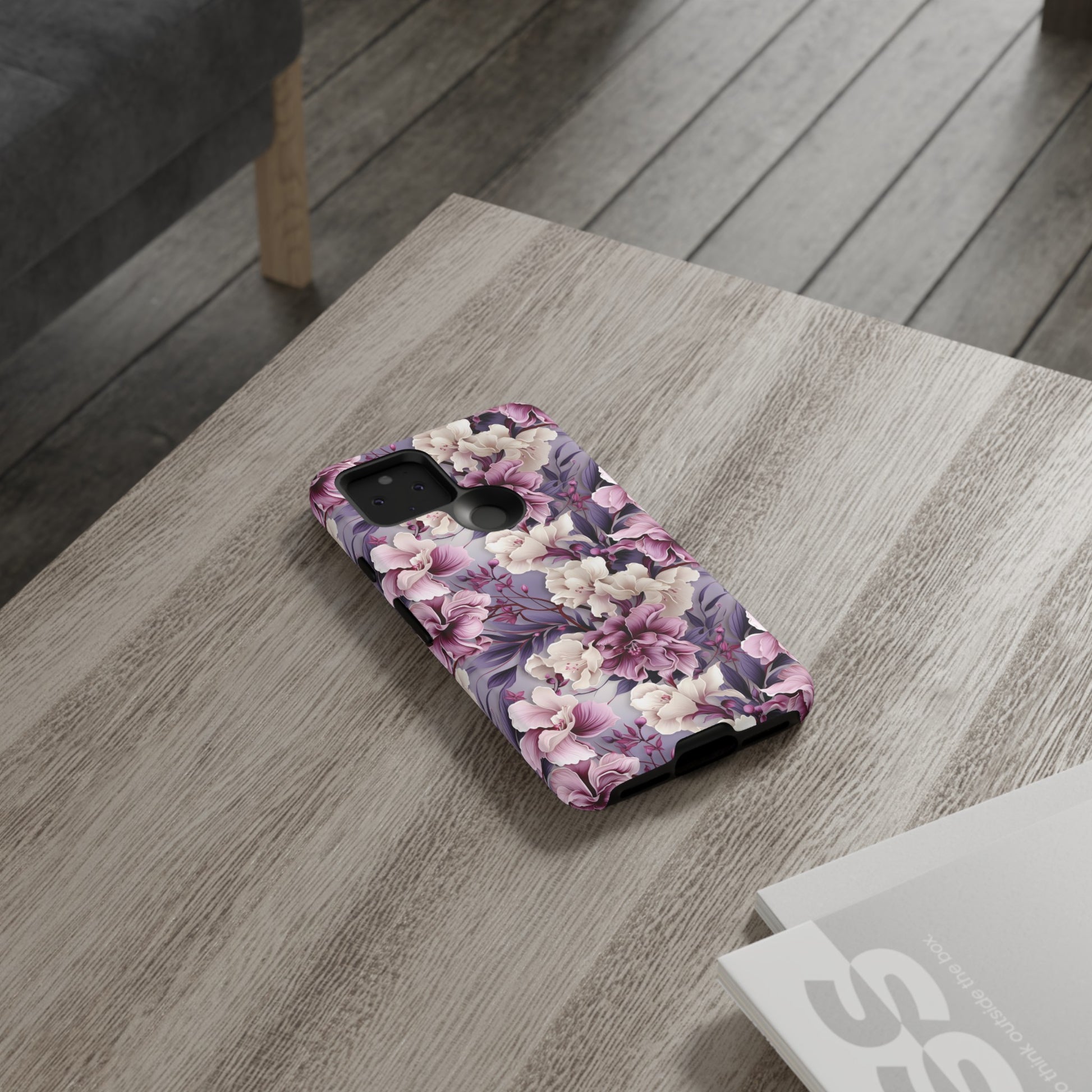 Lavender Flowers Protective Phone Case Gift for Her Phone 15, Samsung iPhone Samsung Gift for Her Case iPhone 15, Samsung