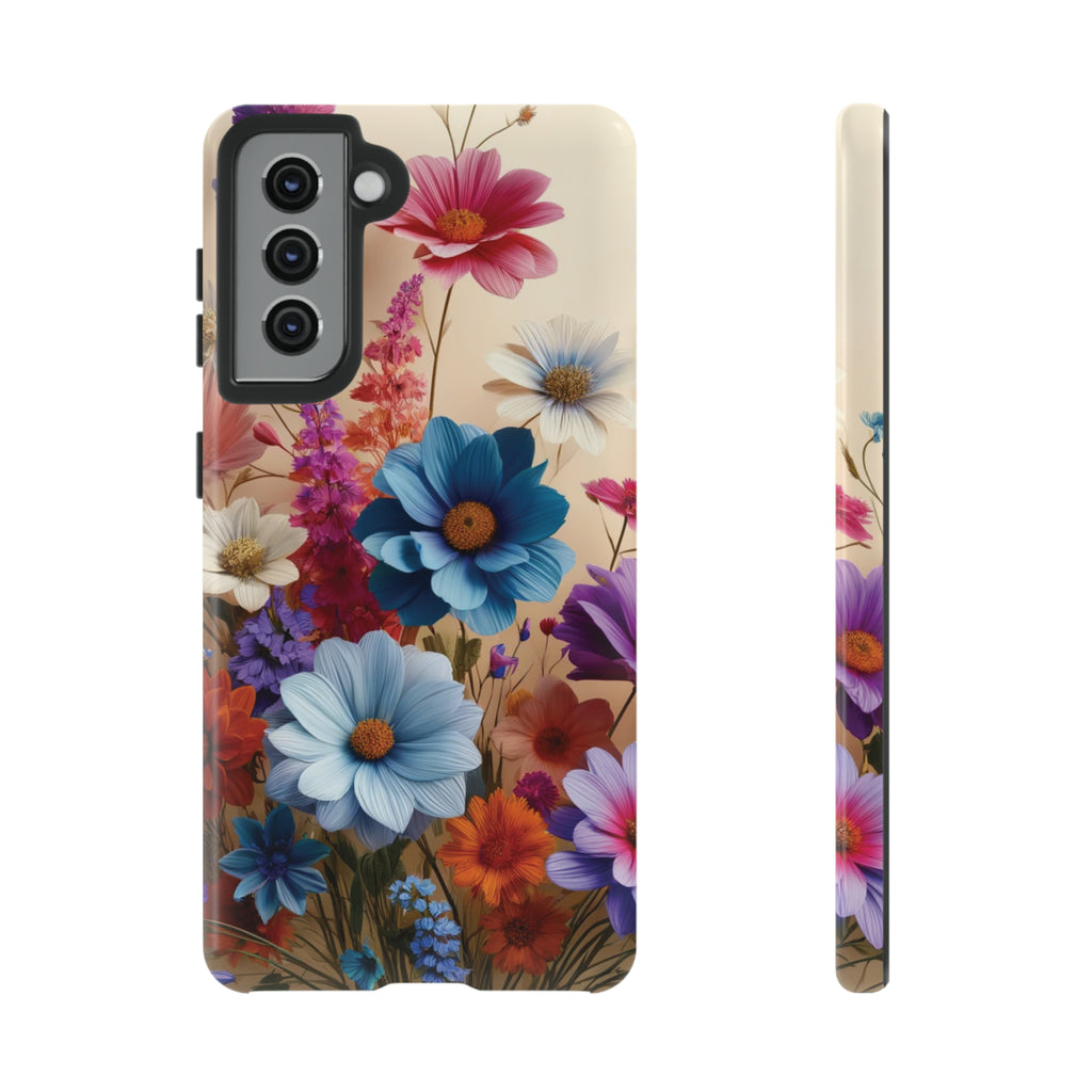 Best Phone Case Floral 3D Illusion Luxury Tough Case Floral Elegant Durable Stylish for Modern Devices iPhone 15, Samsung iPhone Samsung Accessory Gift for Her.