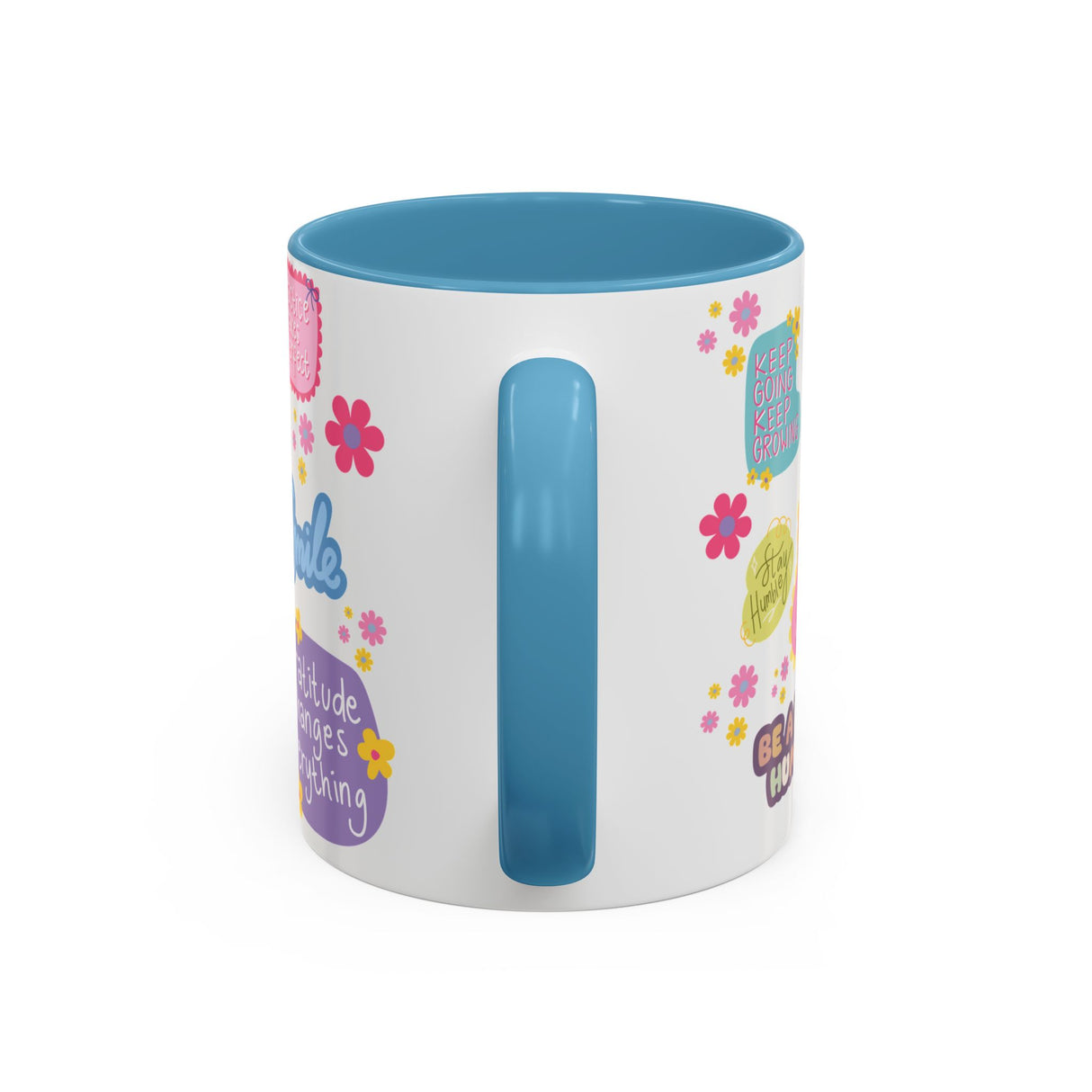 Good Vibes Only Coffee Mug 11 & 15 oz Ceramic Inspirational Cup, Positive Affirmation Gift for Mom, Teacher & Coworker | Morning Motivation Mother's Day, or Cozy Spring Mornings