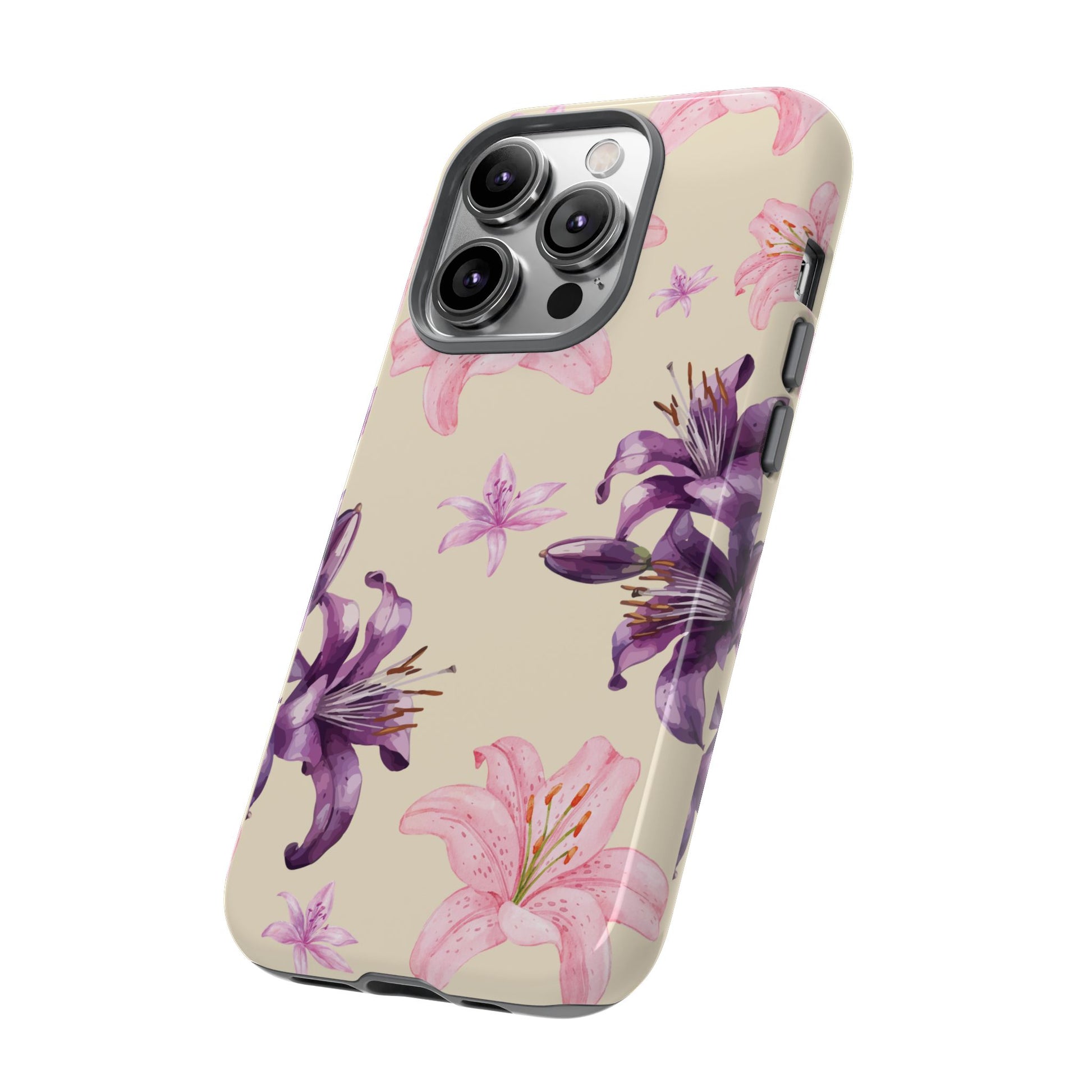 Blooming Tiger Lily Phone Case - Compatible with iPhone, Samsung, and Pixel | Stylish Protective Cover Gift for Her Perfect for Floral Lover