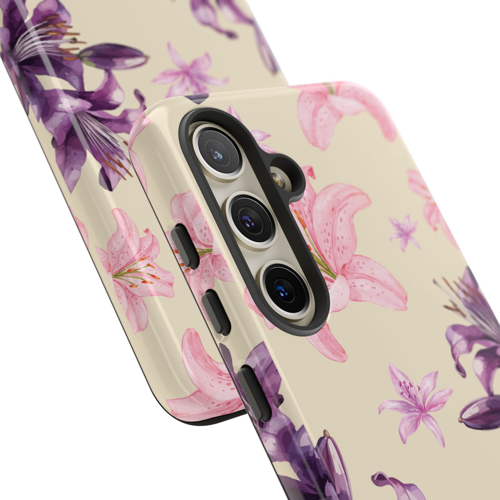 Blooming Tiger Lily Phone Case - Compatible with iPhone, Samsung, and Pixel | Stylish Protective Cover Gift for Her Perfect for Floral Lover