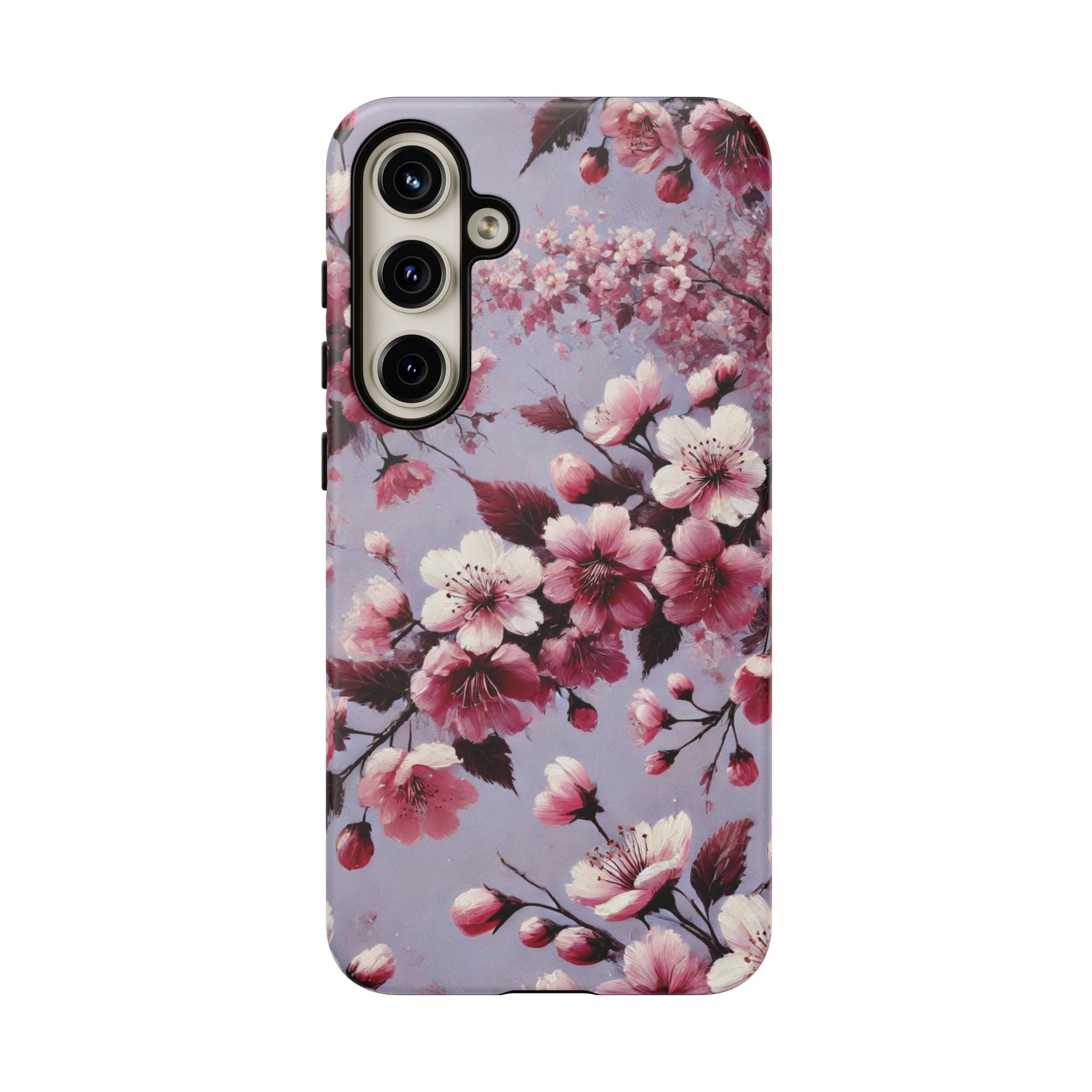 Lavender Floral Fall Phone Case for iPhone 16 pro15 14 13 12  21 23 Samsung, and Pixel | Stylish Protective Cover Gift for Her Perfect for Floral Lover