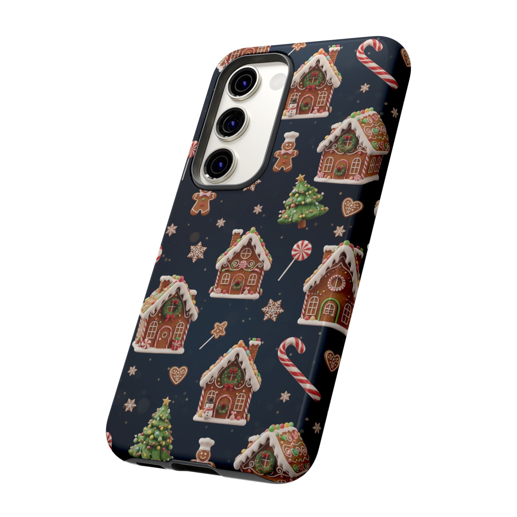 3D Gingerbread House Christmas Phone Case | Premium Holiday Gift Cover for iPhone 17, iPhone, and Samsung Galaxy Gift for Her or Him