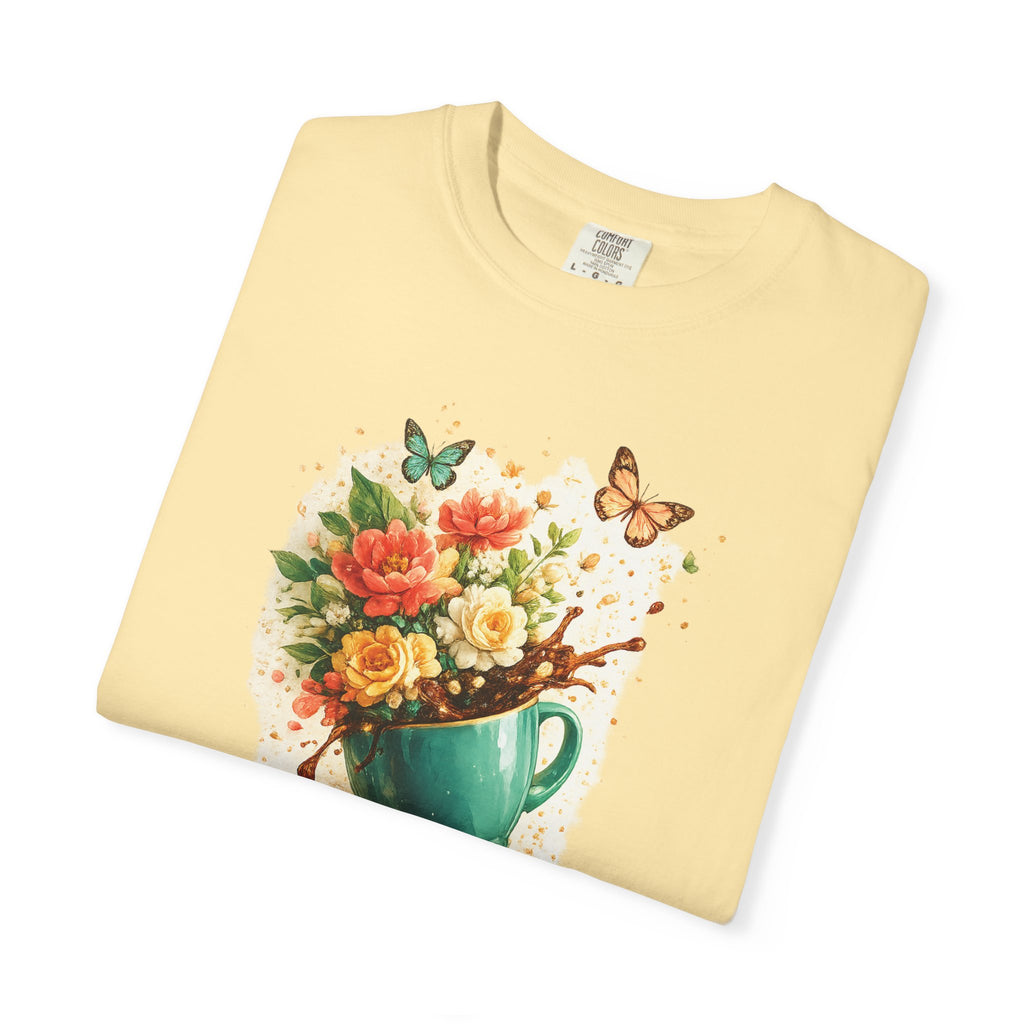 Let Yourself Bloom T-Shirt — Floral Watering Can Graphic Tee