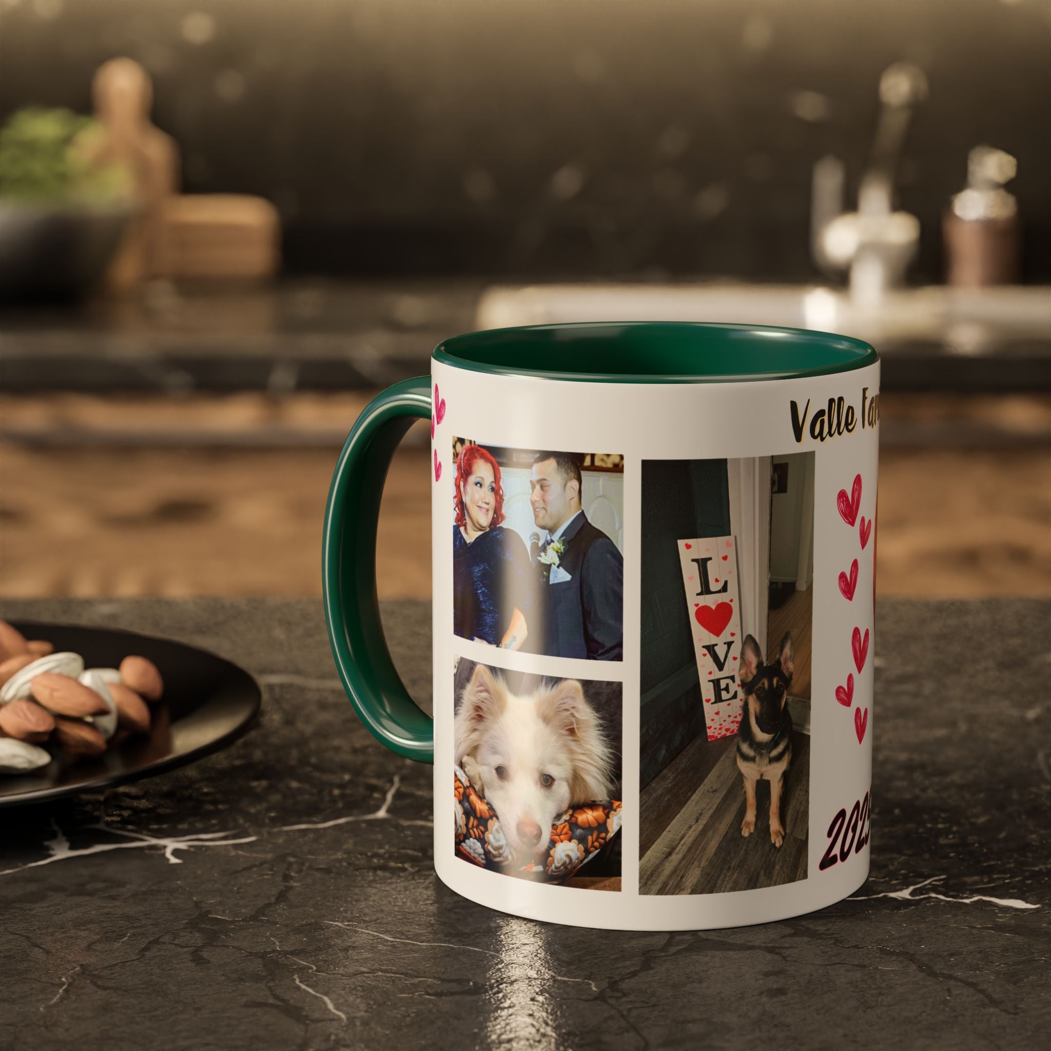 Personalized Photo Collage Coffee Mug, Custom Image Gift for Mom, Mother's Day Present, Colorful 15oz Cup, Birthday Mug, Custom Picture Mug Perfect Giift