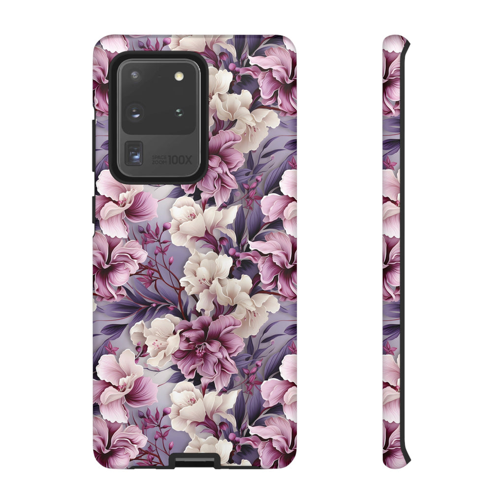 Lavender Flowers Protective Phone Case Gift for Her Phone 15, Samsung iPhone Samsung Gift for Her Case iPhone 15, Samsung