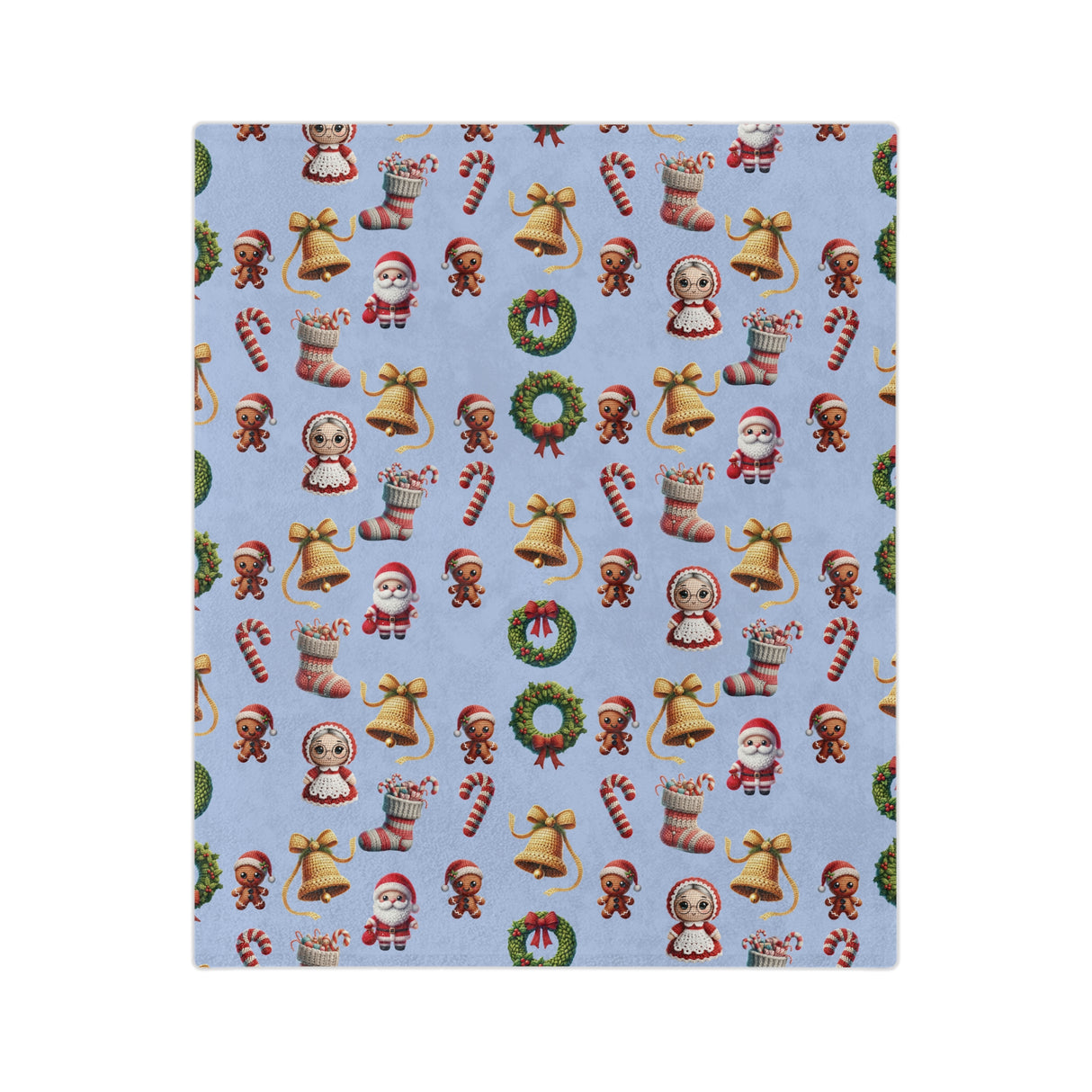 Christmas 3D Illusion Cozy Boho Minky Blanket Ultra-Soft, Warm, and Stylish Holiday Throw | Perfect Gift for Winter Nights | Premium Plush Comfort for Bed & Couch - MRSBYVALLE