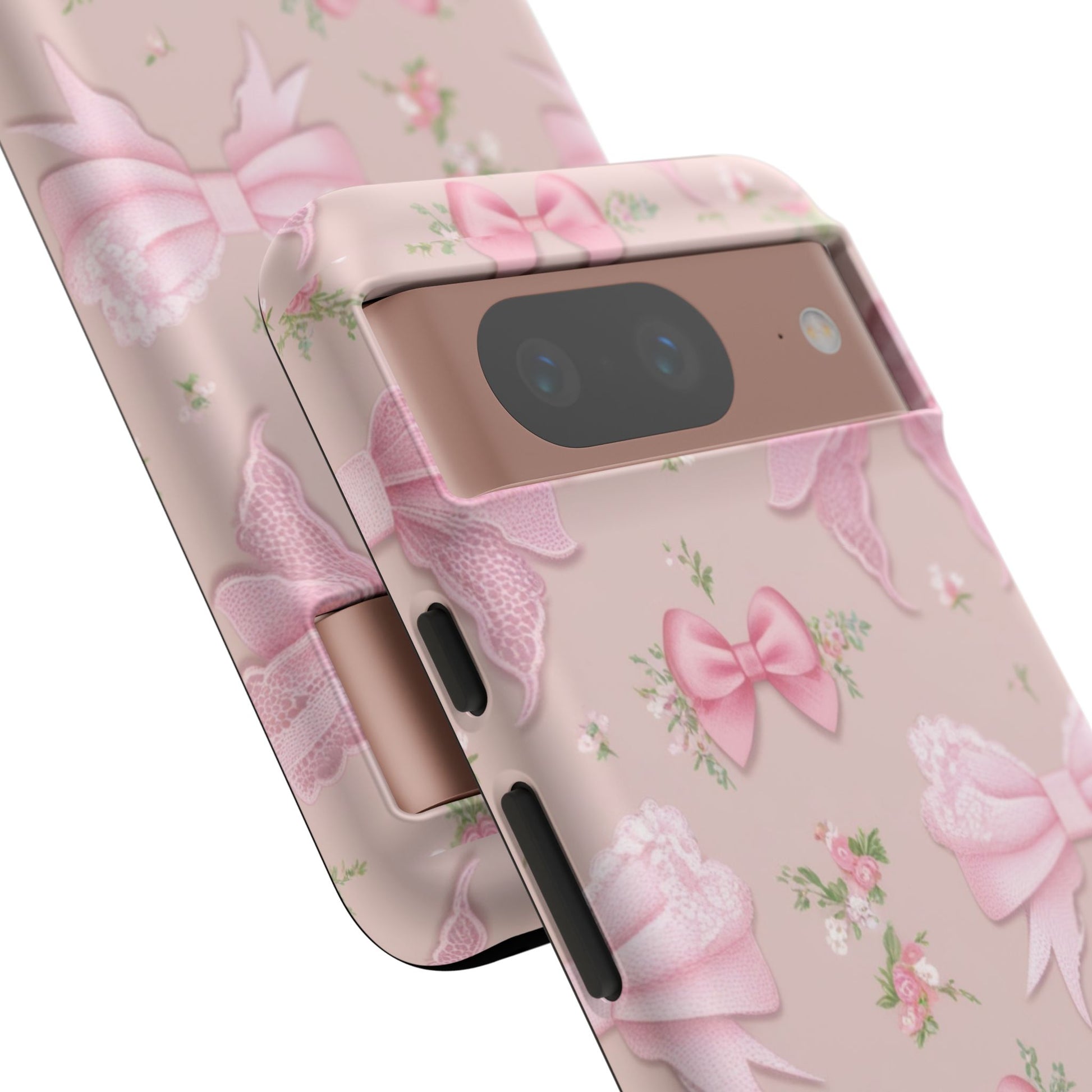 Luxury Pink Bow Phone Case – Cute & Protective Cover for iPhone & Samsung Gift for Her
