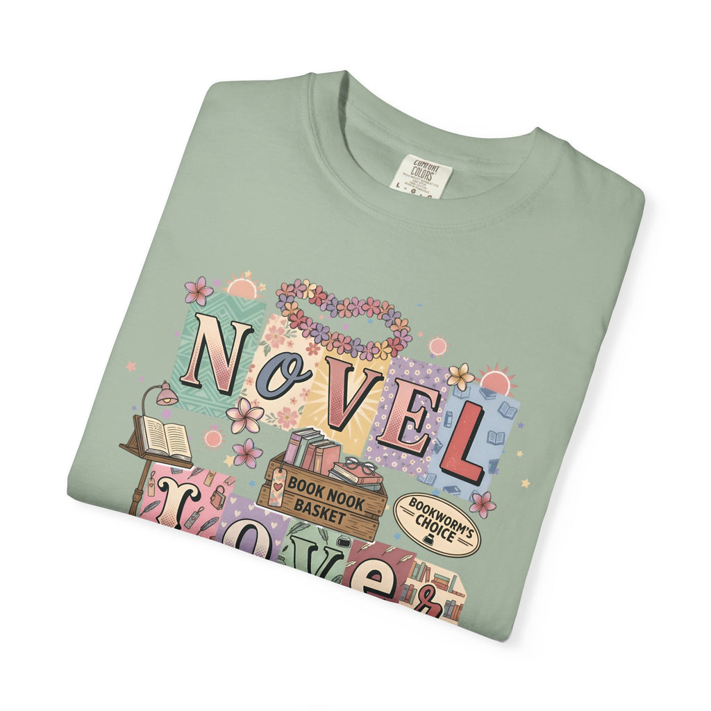 Novel Lover Reader T-Shirt — Book Lover Tee for Her Romantic