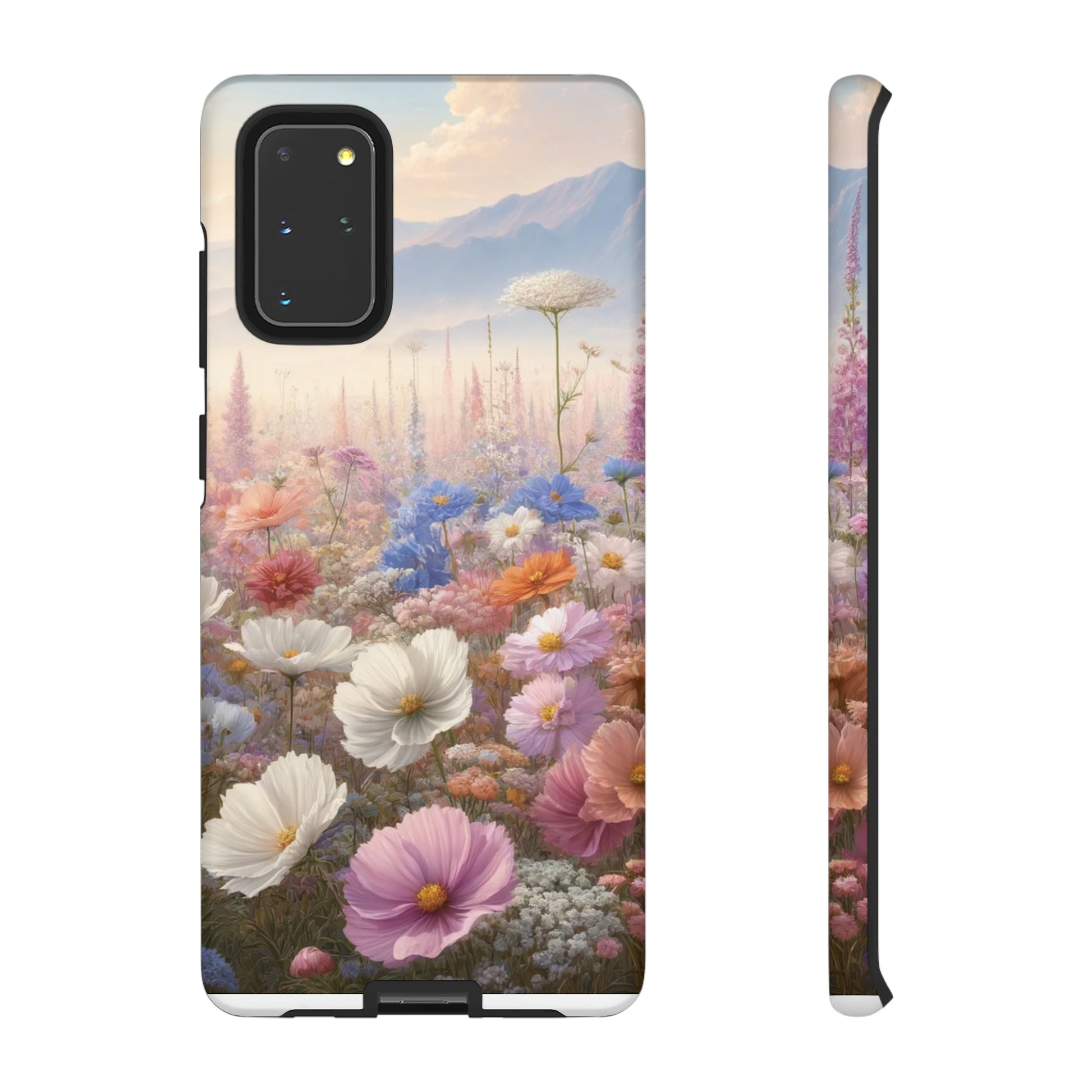 Phone Case Floral Boho Luxury Tough Case Floral Elegant Durable Stylish for Modern Devices iPhone 15, Samsung iPhone Samsung Accessory Gift for Her.
