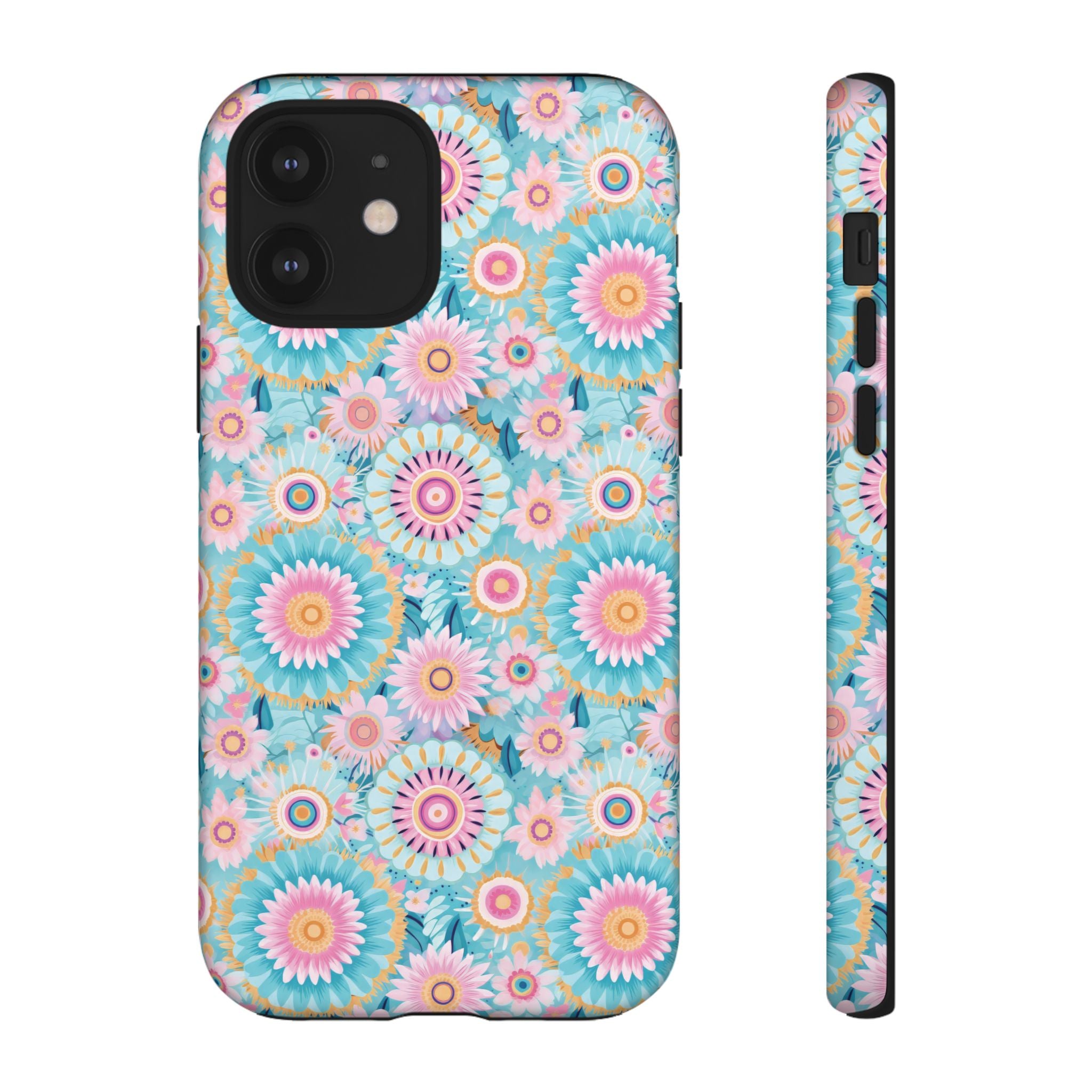 Boho Modern Watercolor Abstract Phone Case Compatible with iPhone, Samsung & More - Stylish, Durable Protection with Vibrant Artistic Design Perfect Gift for Her