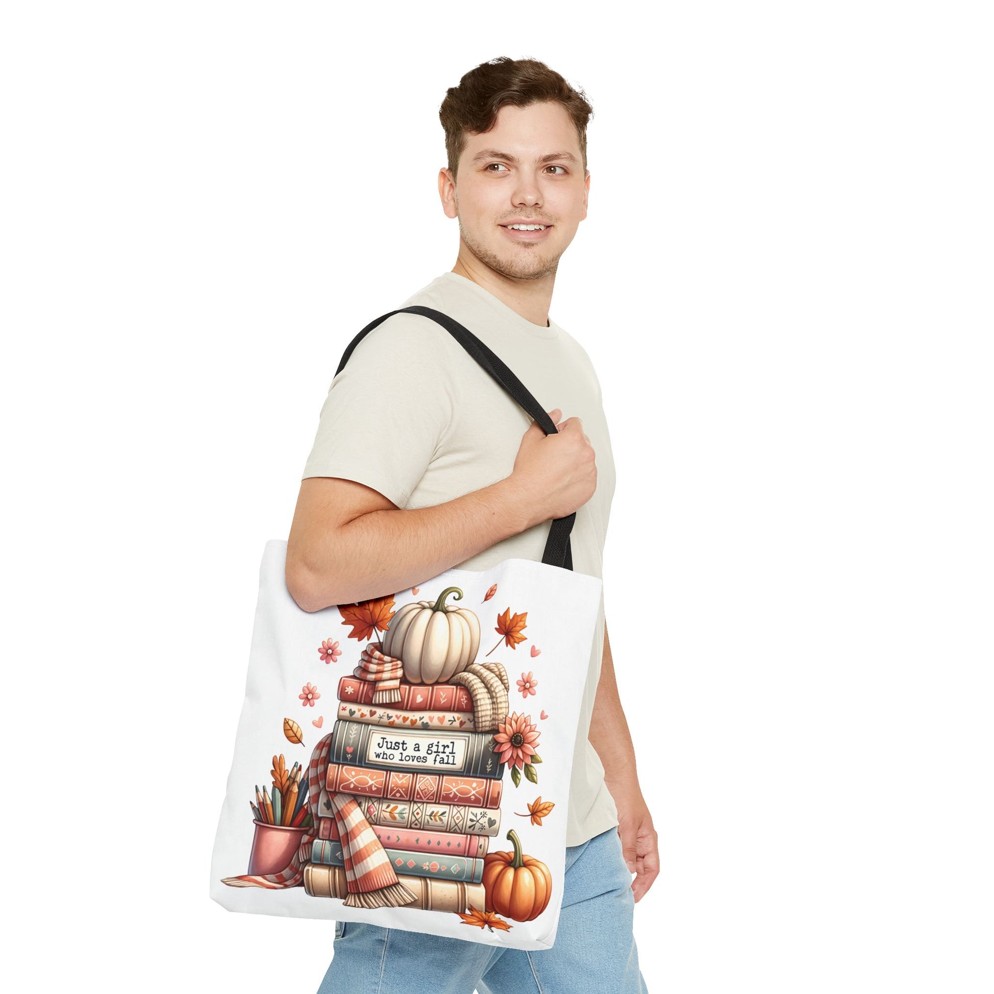 Fall Books Tote Bag - Autumn Accessory for Book Lovers - MRSBYVALLE