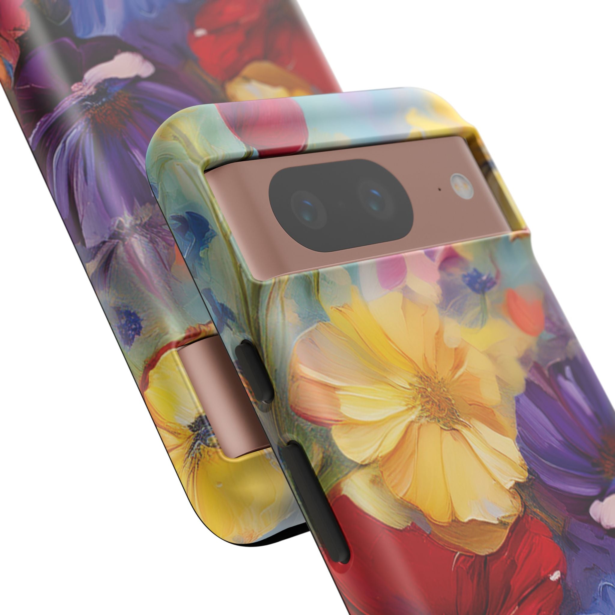 Bold Wildflower Phone Case Bright Hand-Painted Floral Art Vibrant Botanical Design for iPhone & Samsung | Trendy Nature Lover Gift Phone  Galaxy