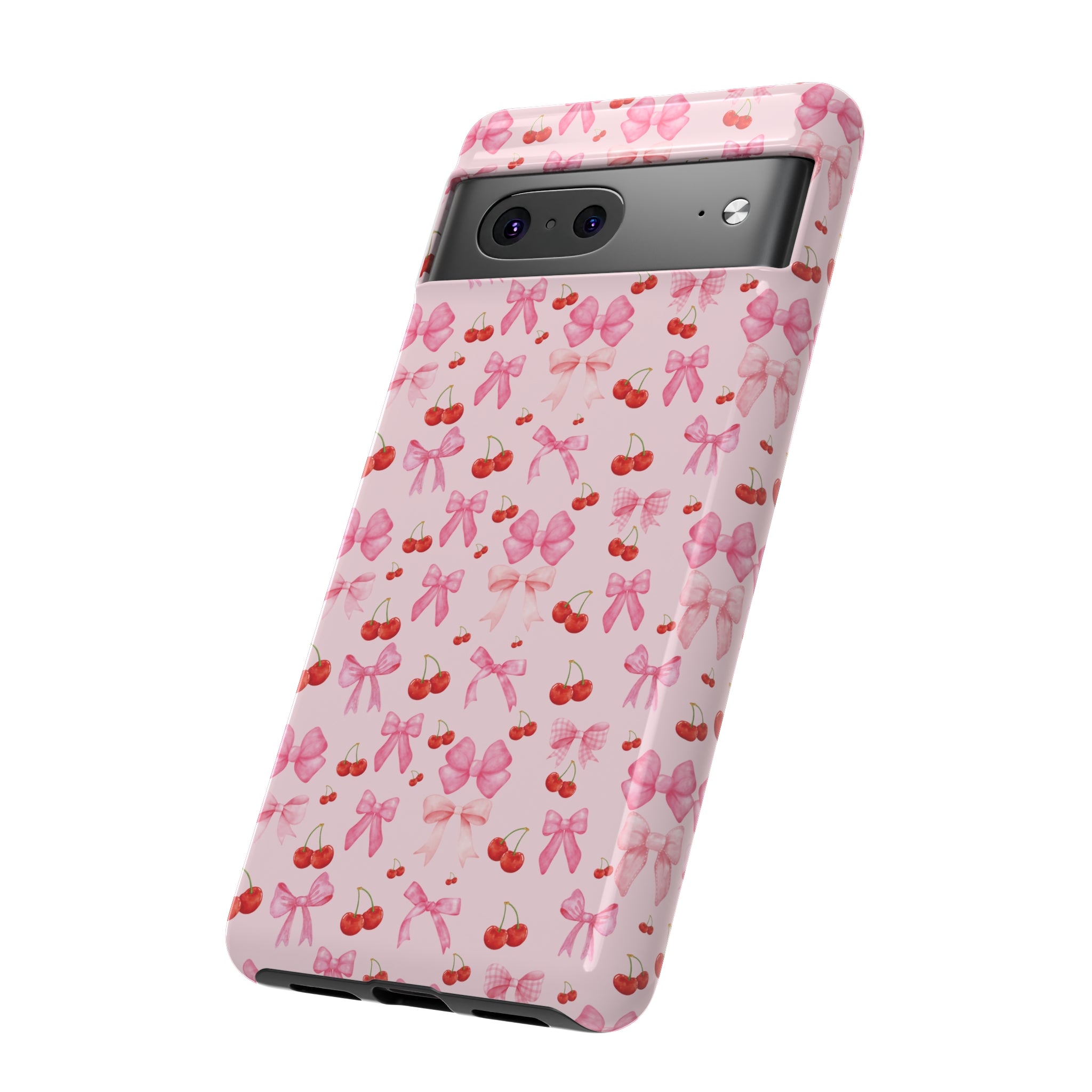 Coquette phone case Cherry Coquette Ribbon Bow iPhone Case Fruity, Girly Gift for Her Phone 15, Samsung iPhone Samsung Gift for Her Case iPhone 15, Samsung iPhone Samsung Accessory Gift for Her.