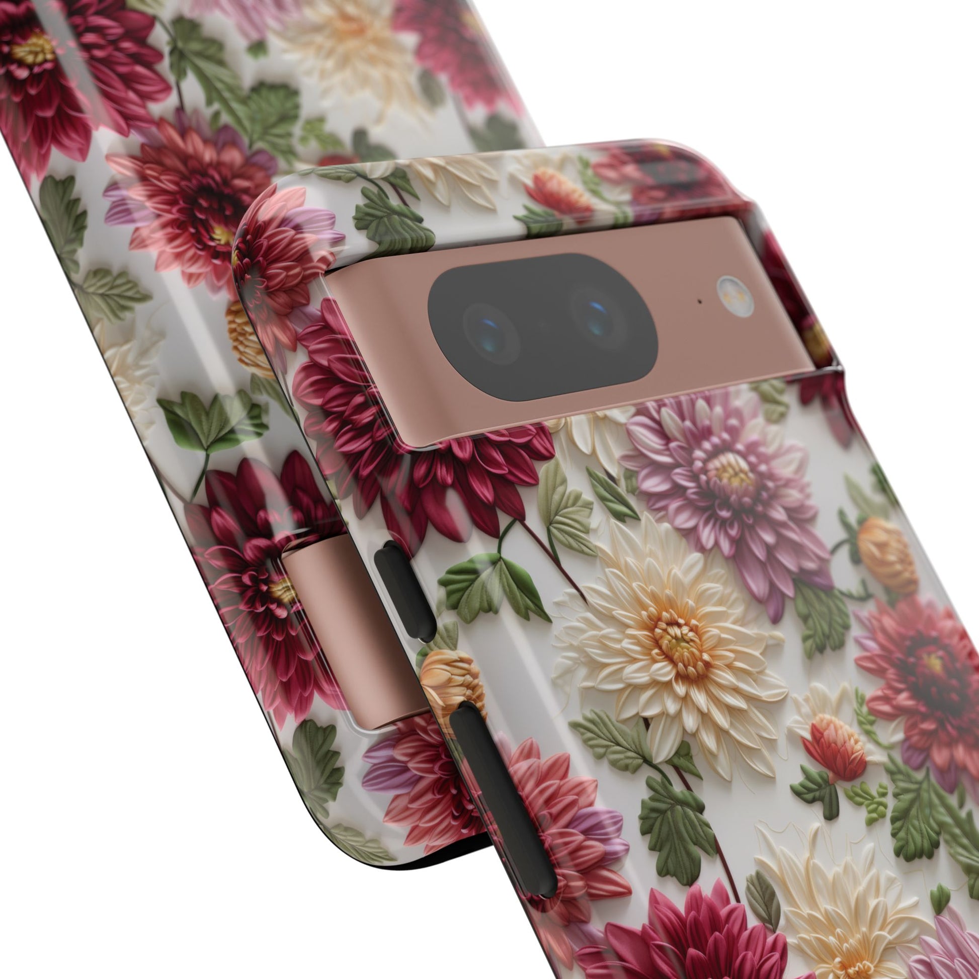 Floral Fall Phone Case for iPhone 16 pro15 14 13 12  21 23 Samsung, and Pixel | Stylish Protective Cover Gift for Her Perfect for Floral Lover