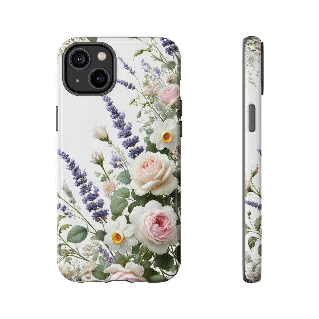 Boho Floral Fall Phone Case for iPhone 17,16  21 23 Samsung, and Pixel | Stylish Protective Cover Gift for Her Perfect for Floral Lover